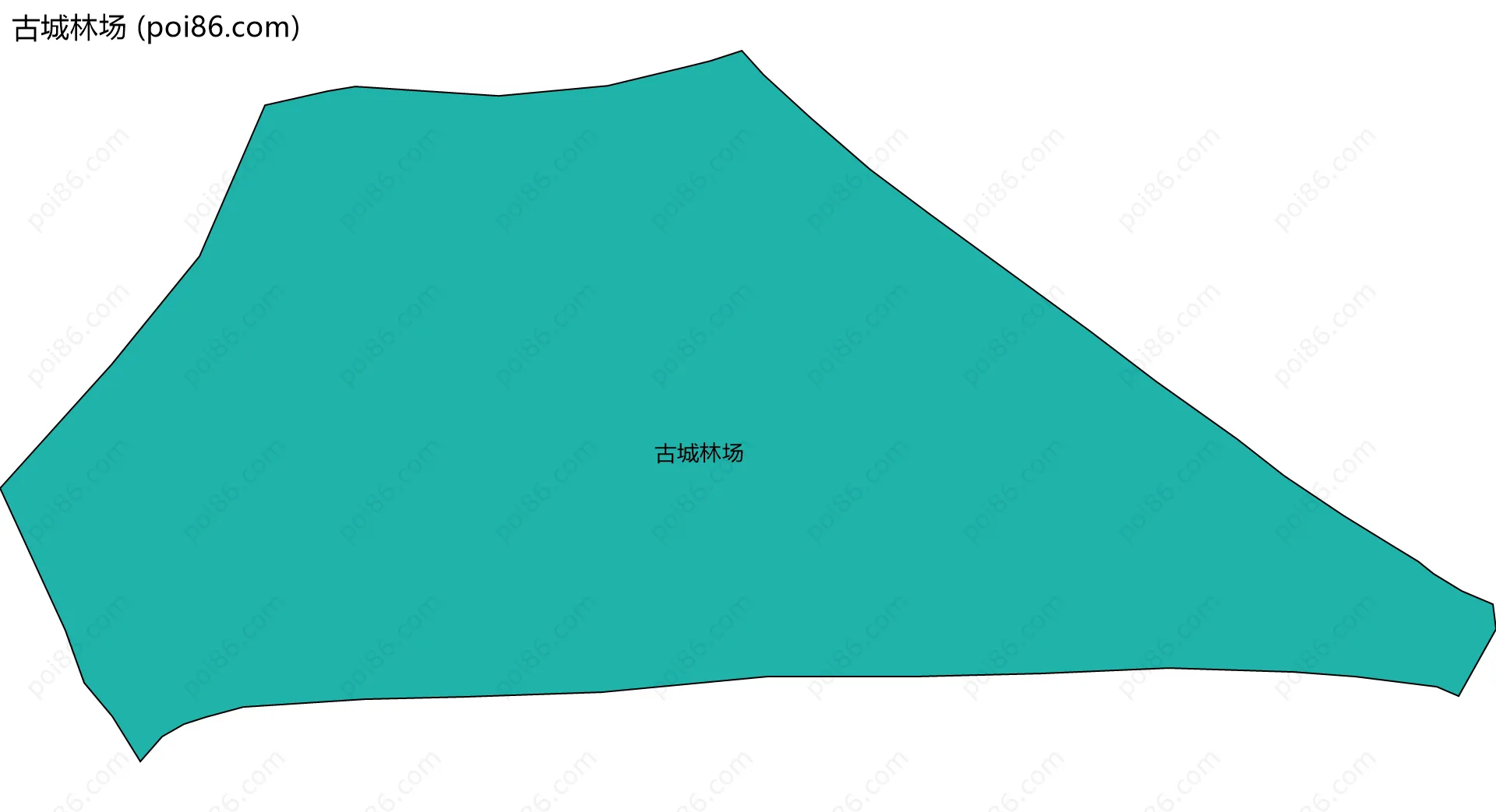 古城林场边界地图