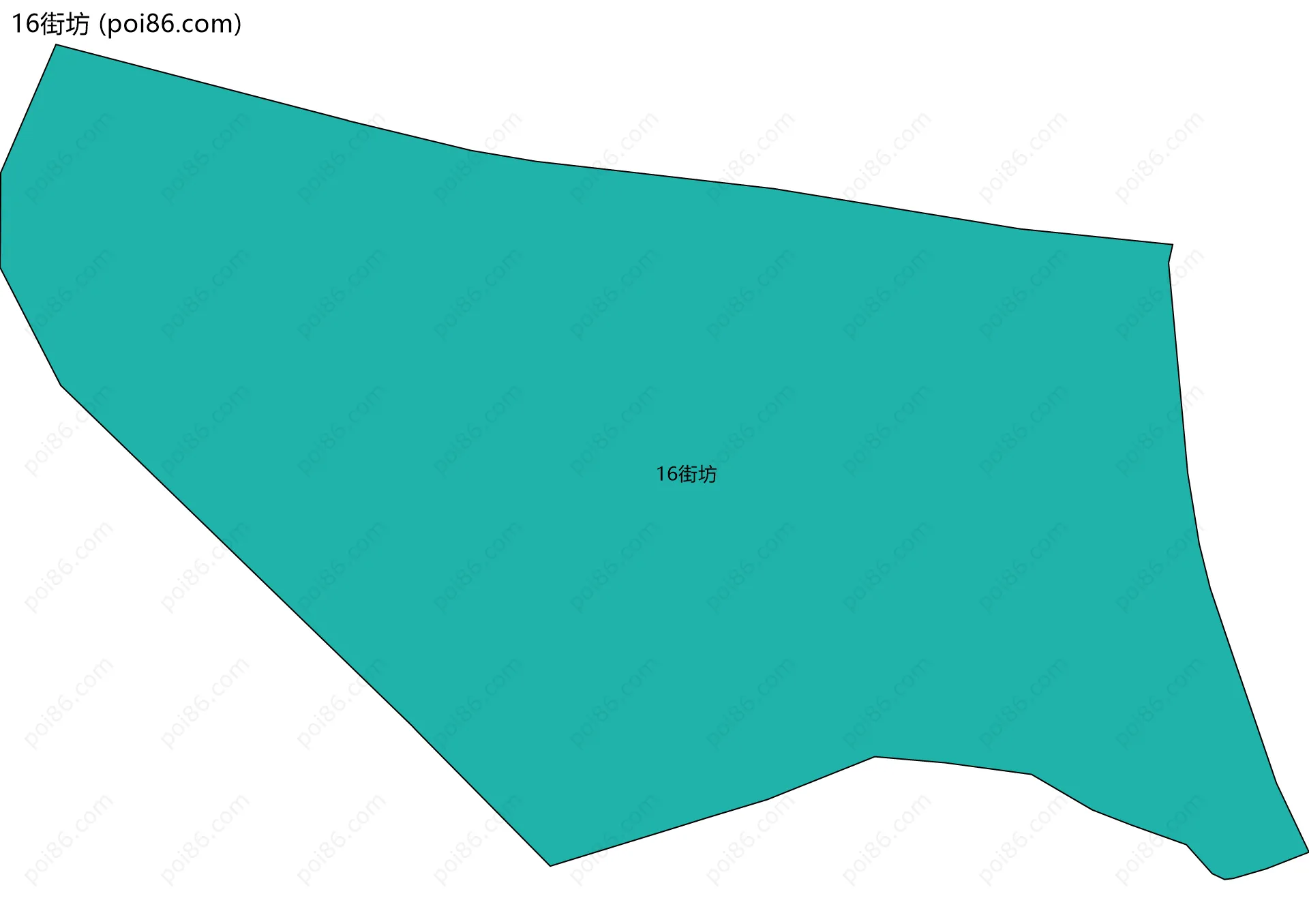 16街坊边界地图