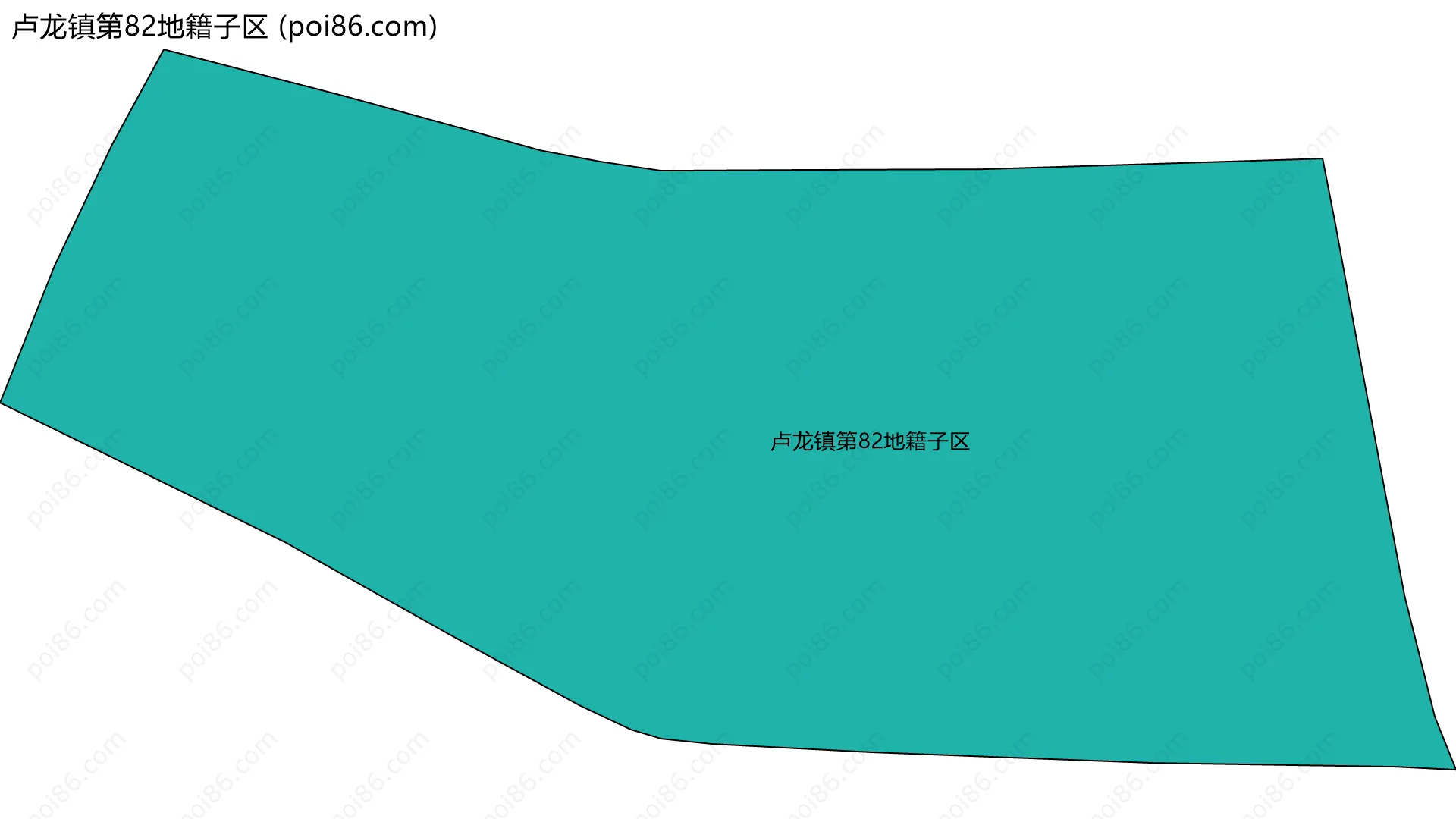 卢龙镇第82地籍子区边界地图