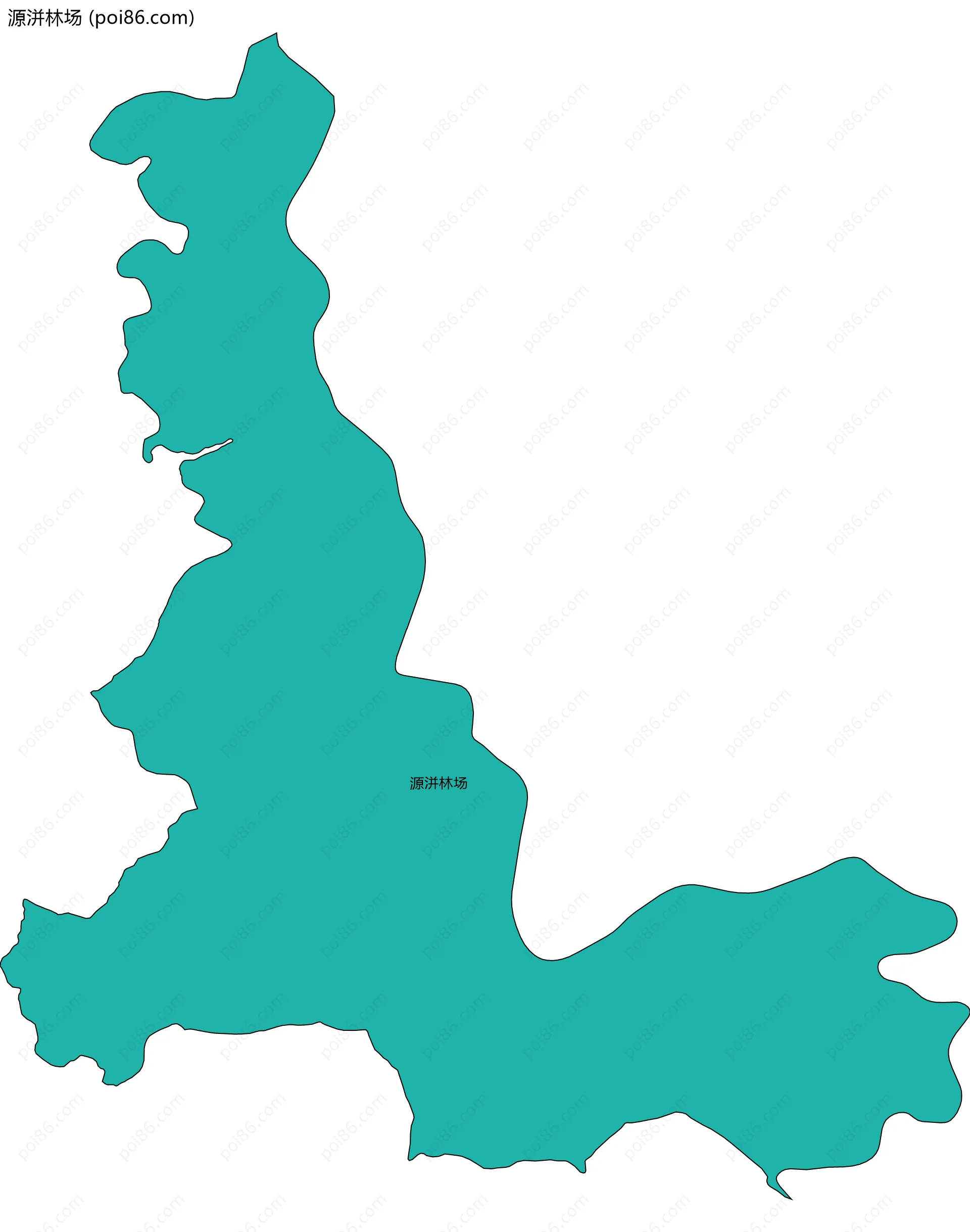 源洴林场边界地图