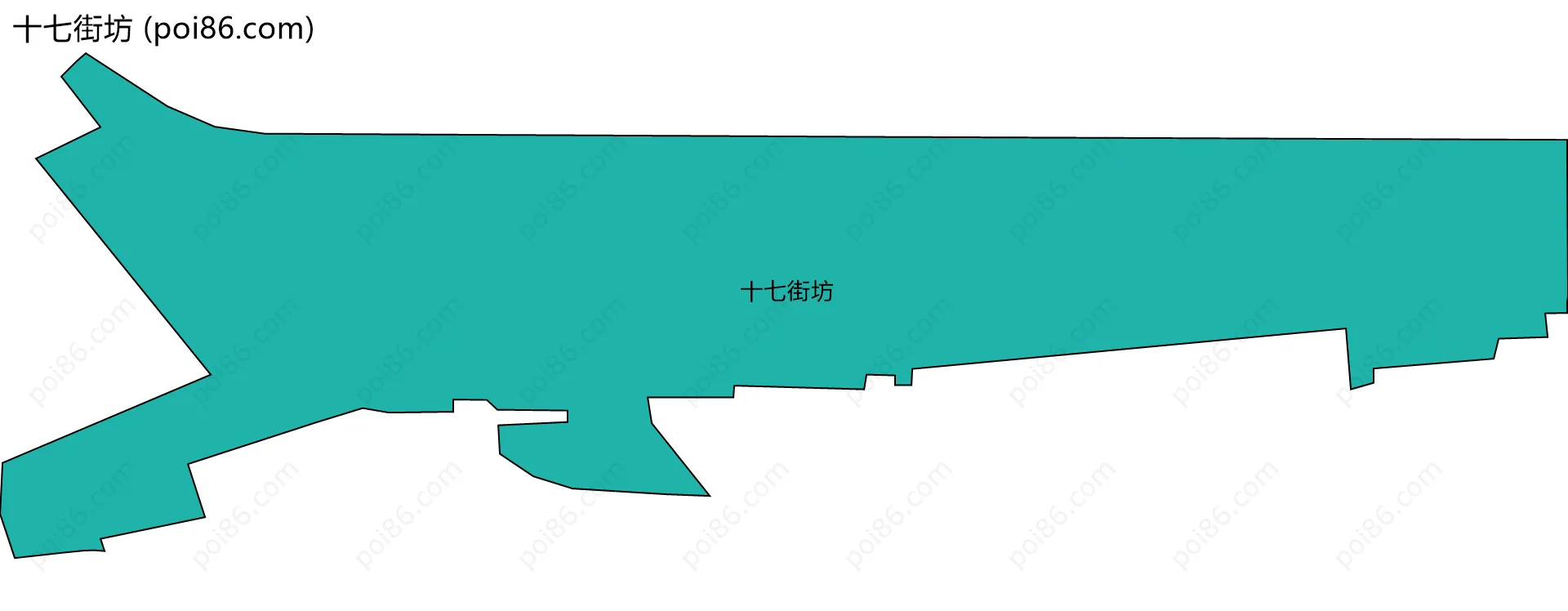 十七街坊边界地图