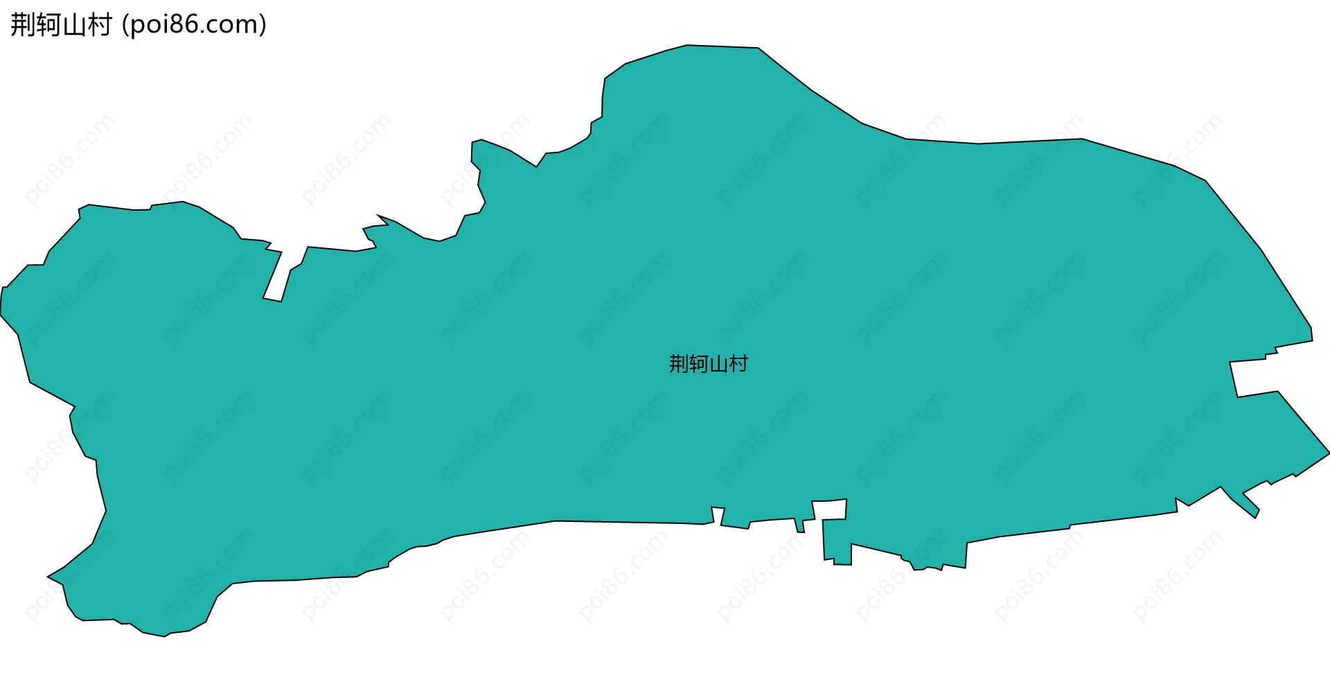 荆轲山村边界地图