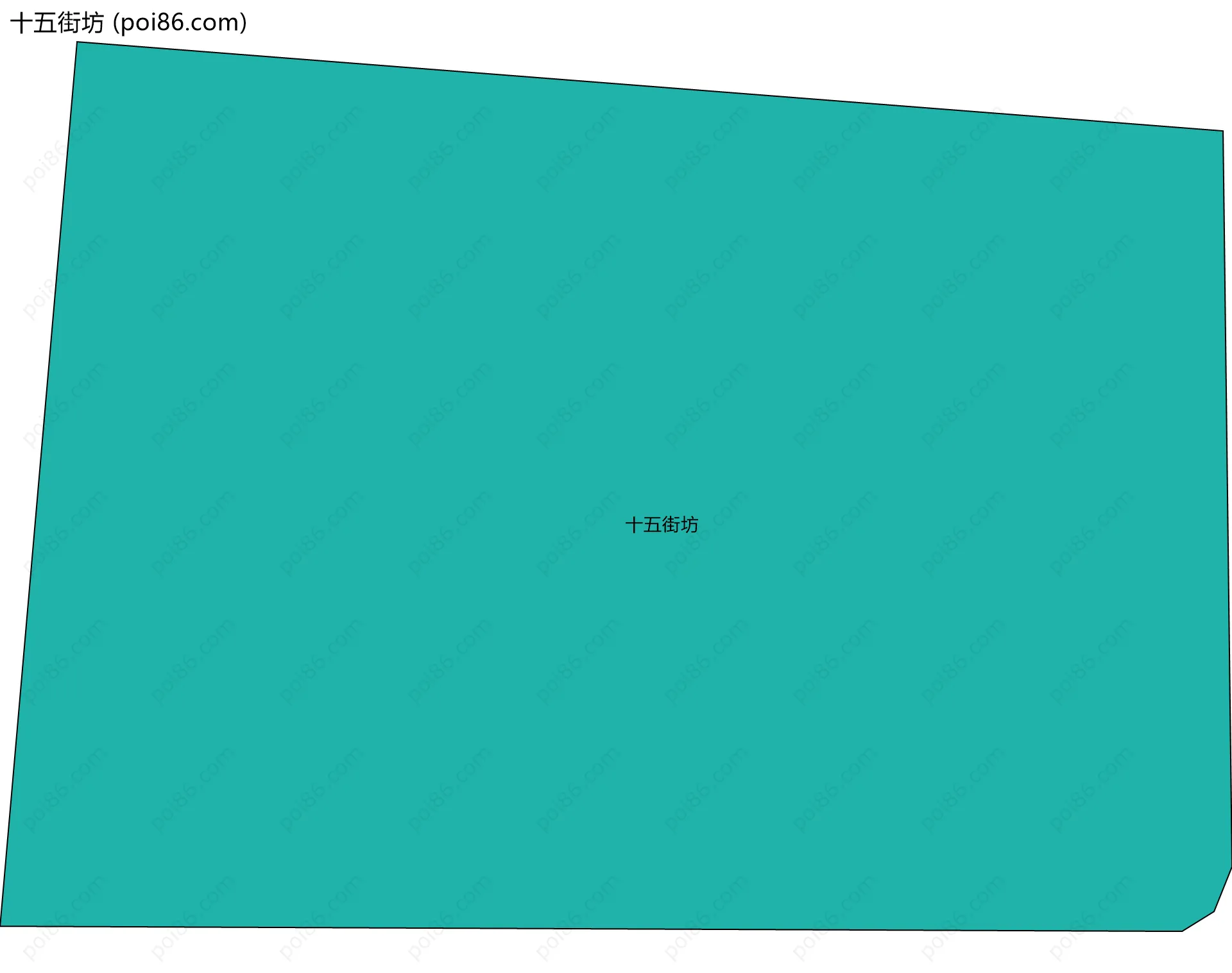 十五街坊边界地图