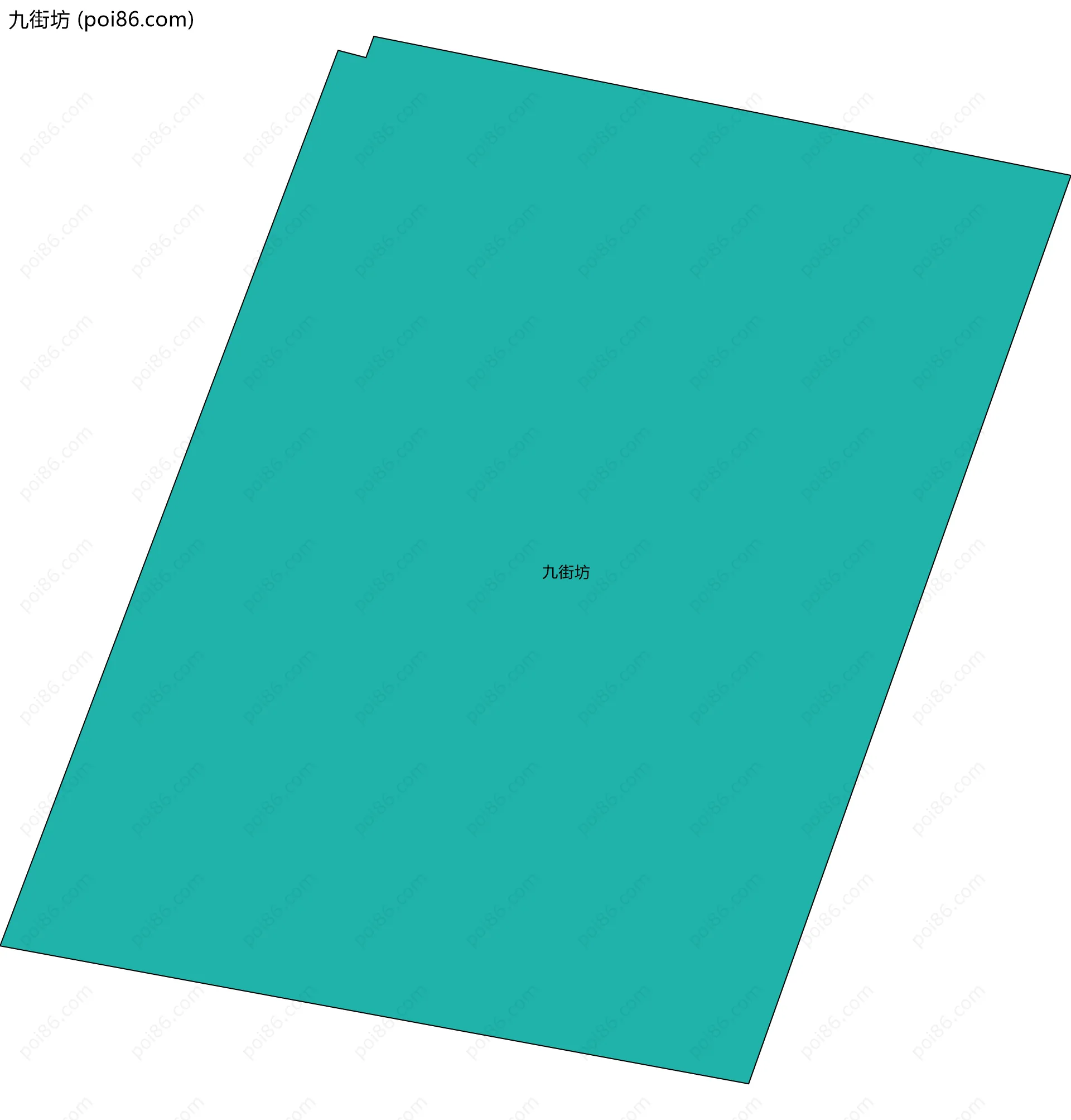 九街坊边界地图