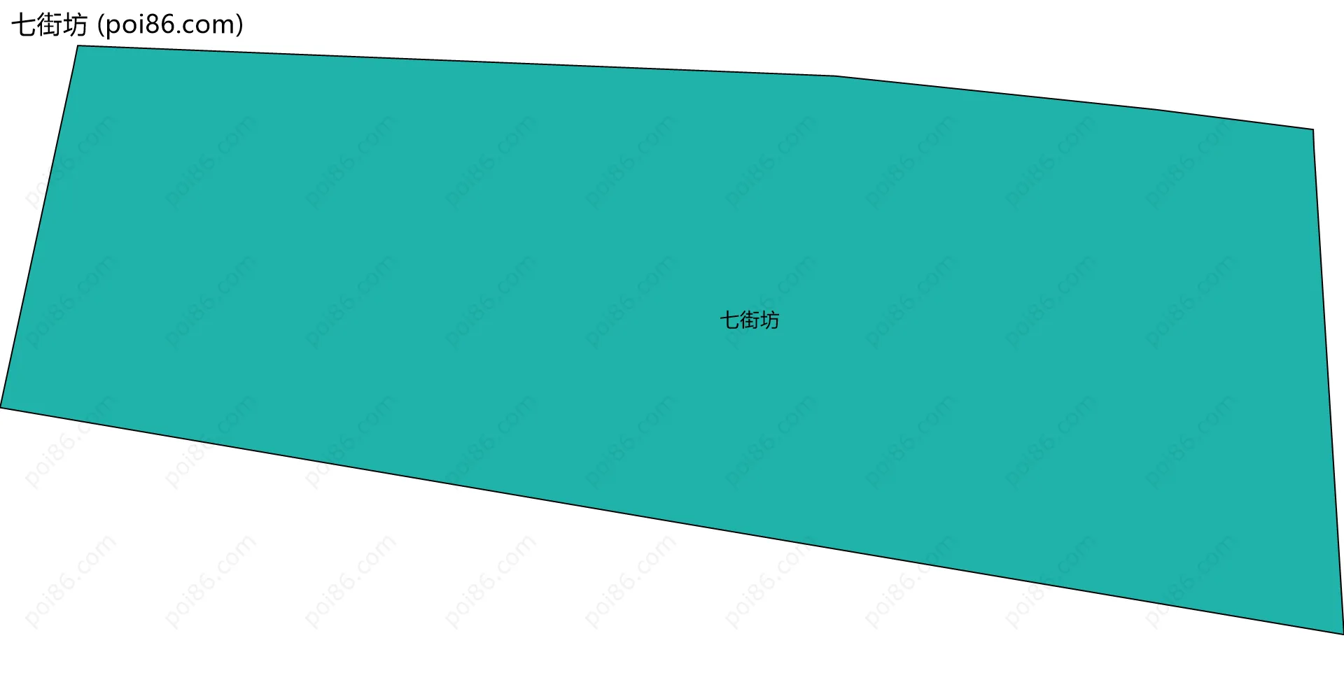 七街坊边界地图