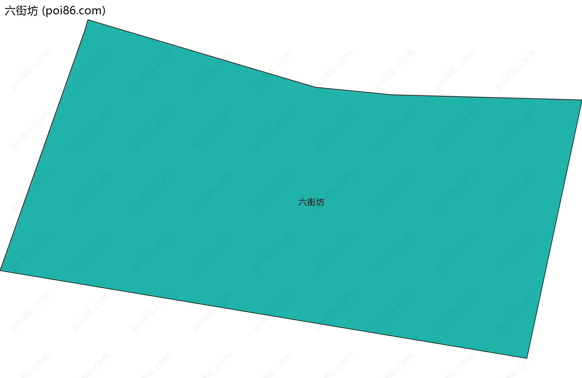 六街坊边界地图