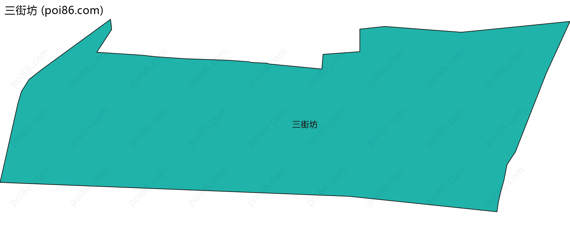 三街坊边界地图