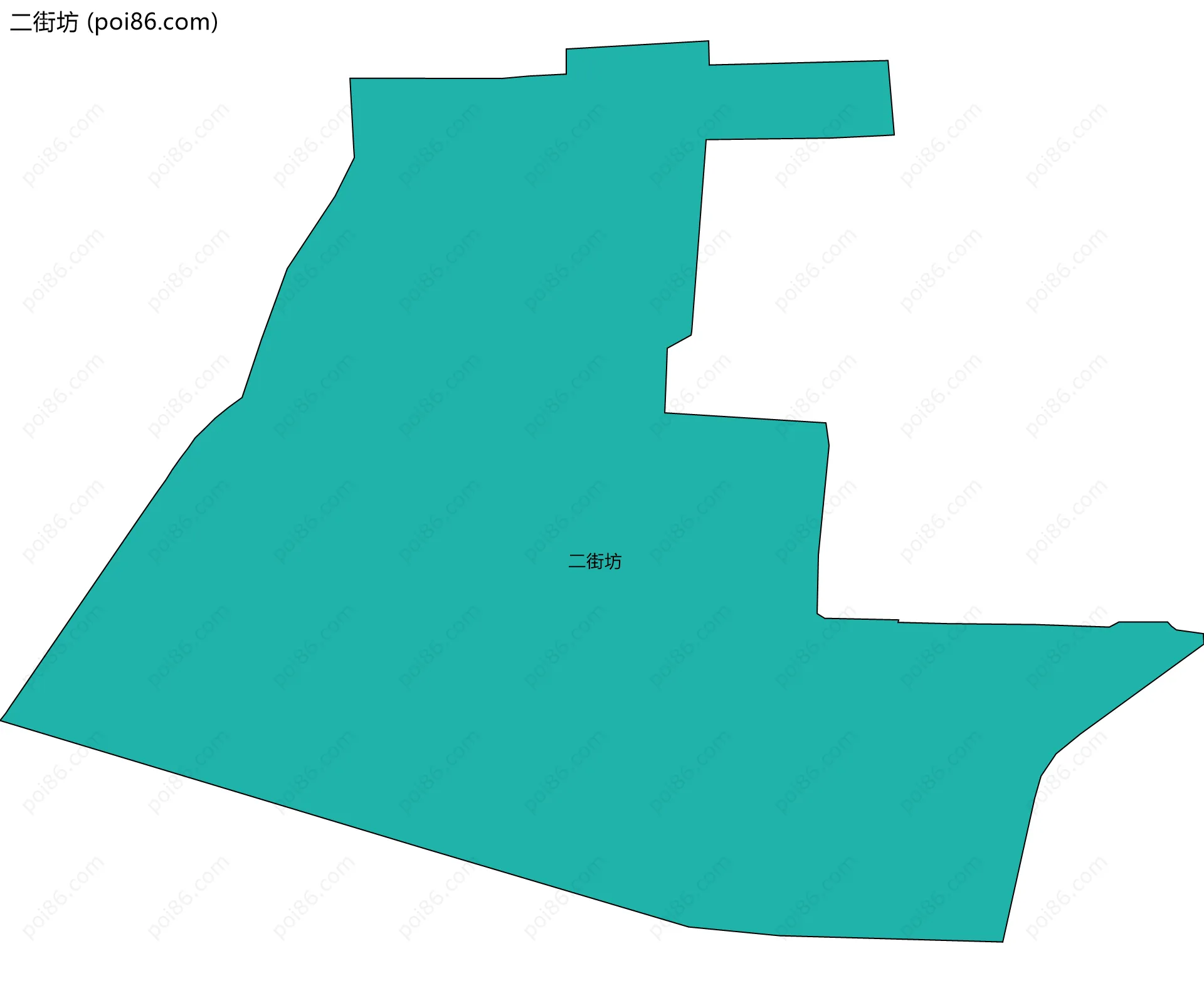 二街坊边界地图