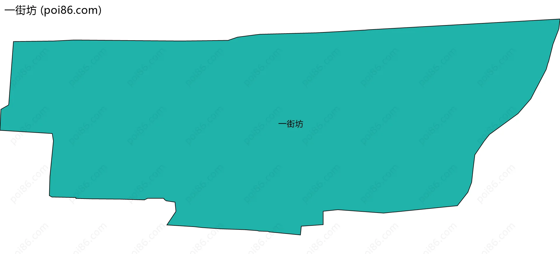 一街坊边界地图