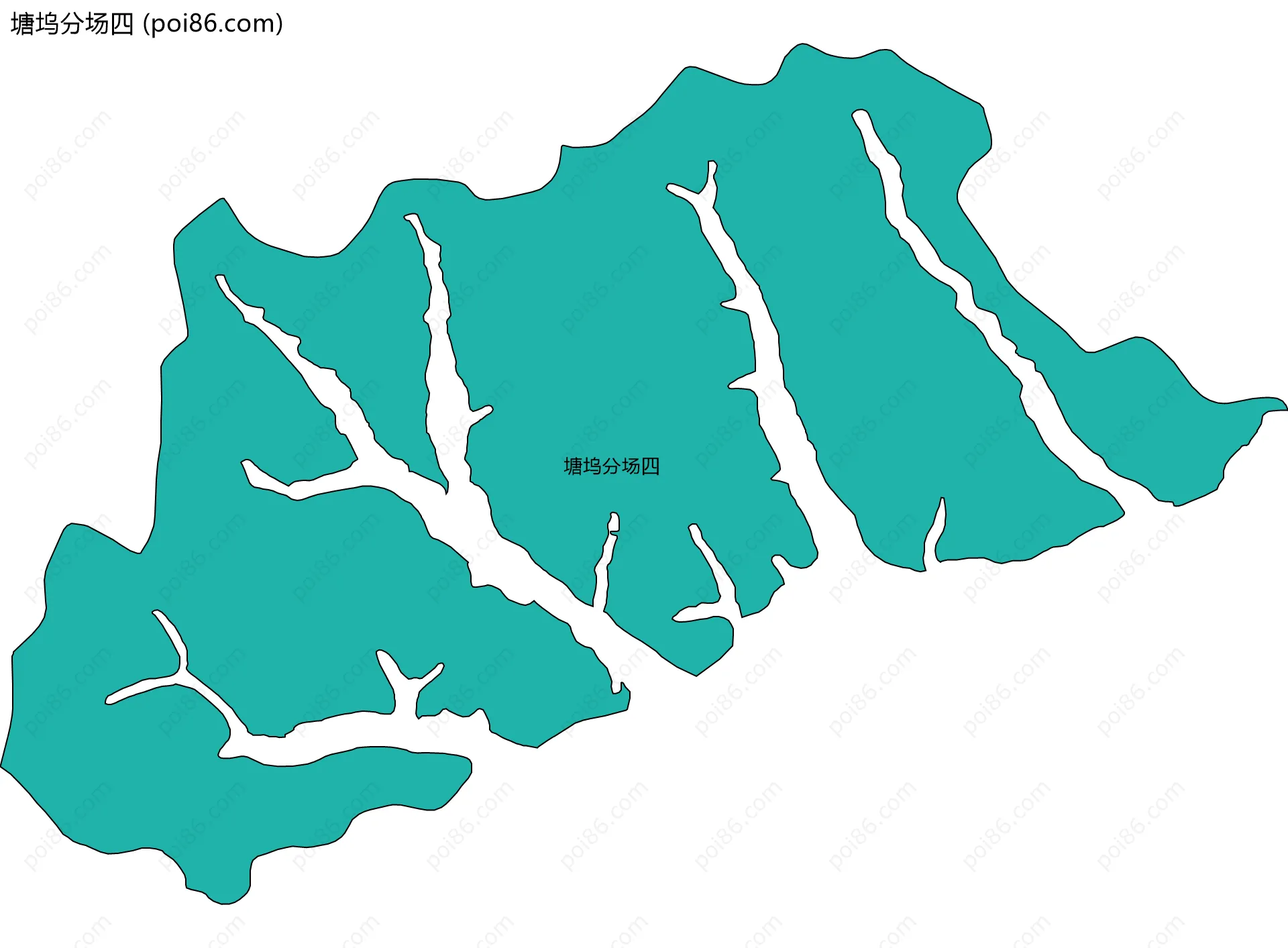 塘坞分场四边界地图