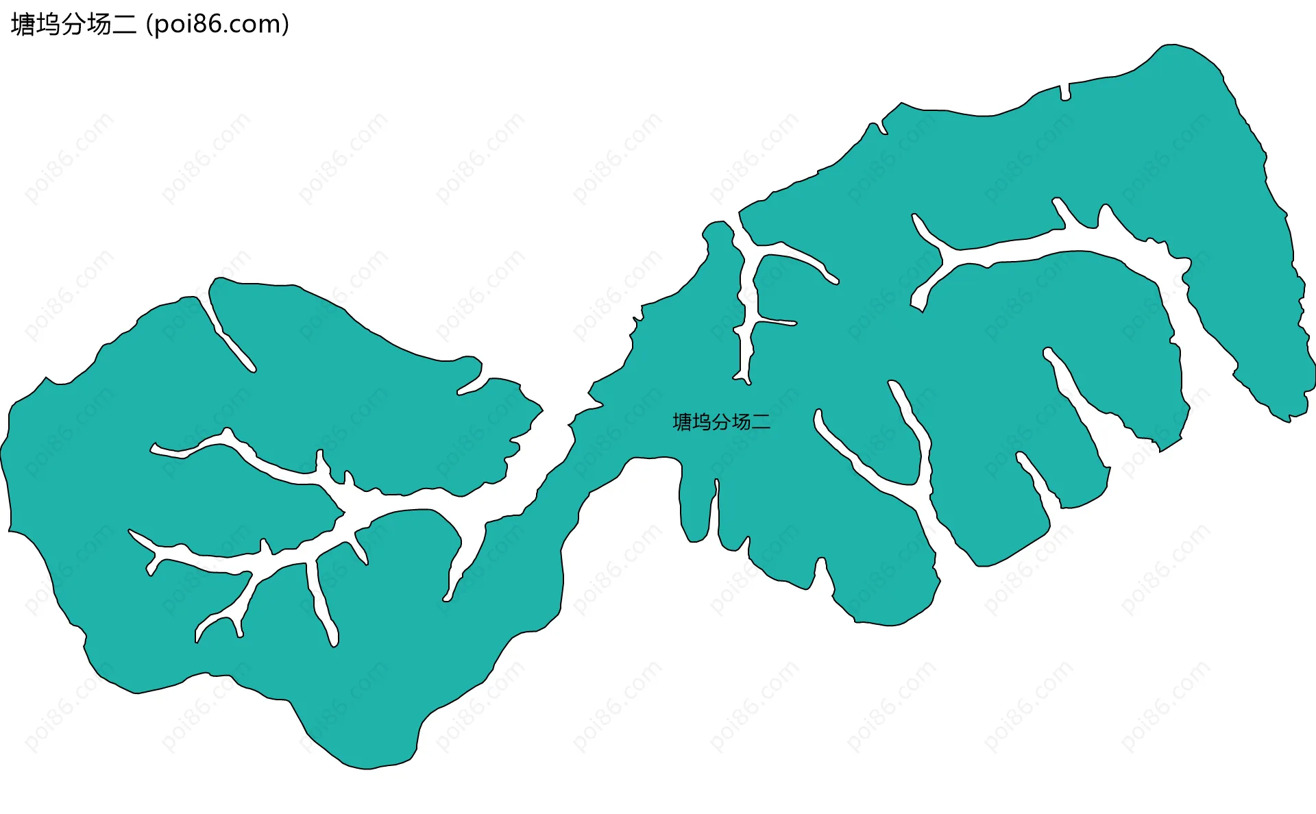 塘坞分场二边界地图