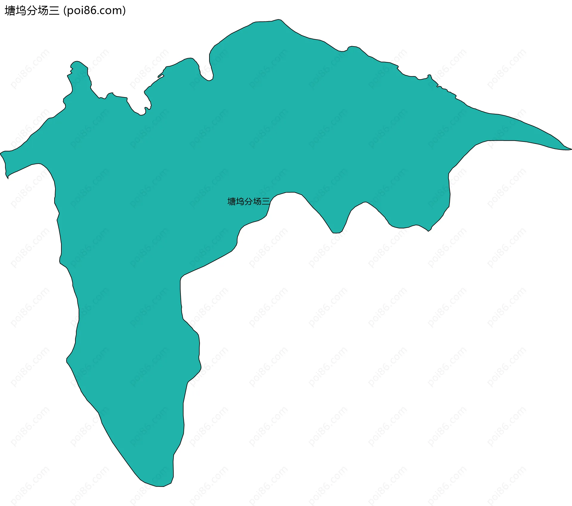 塘坞分场三边界地图