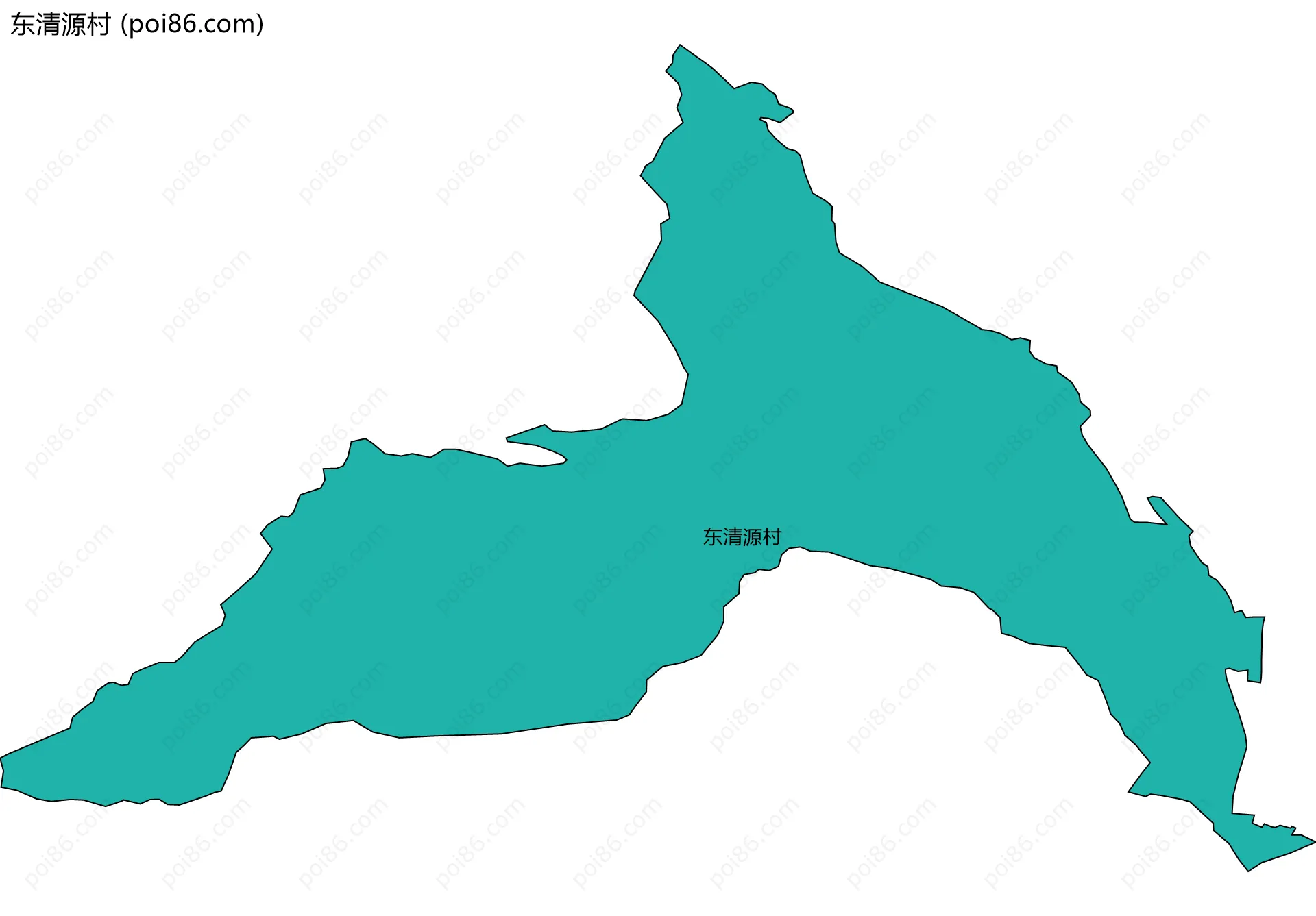 东清源村边界地图