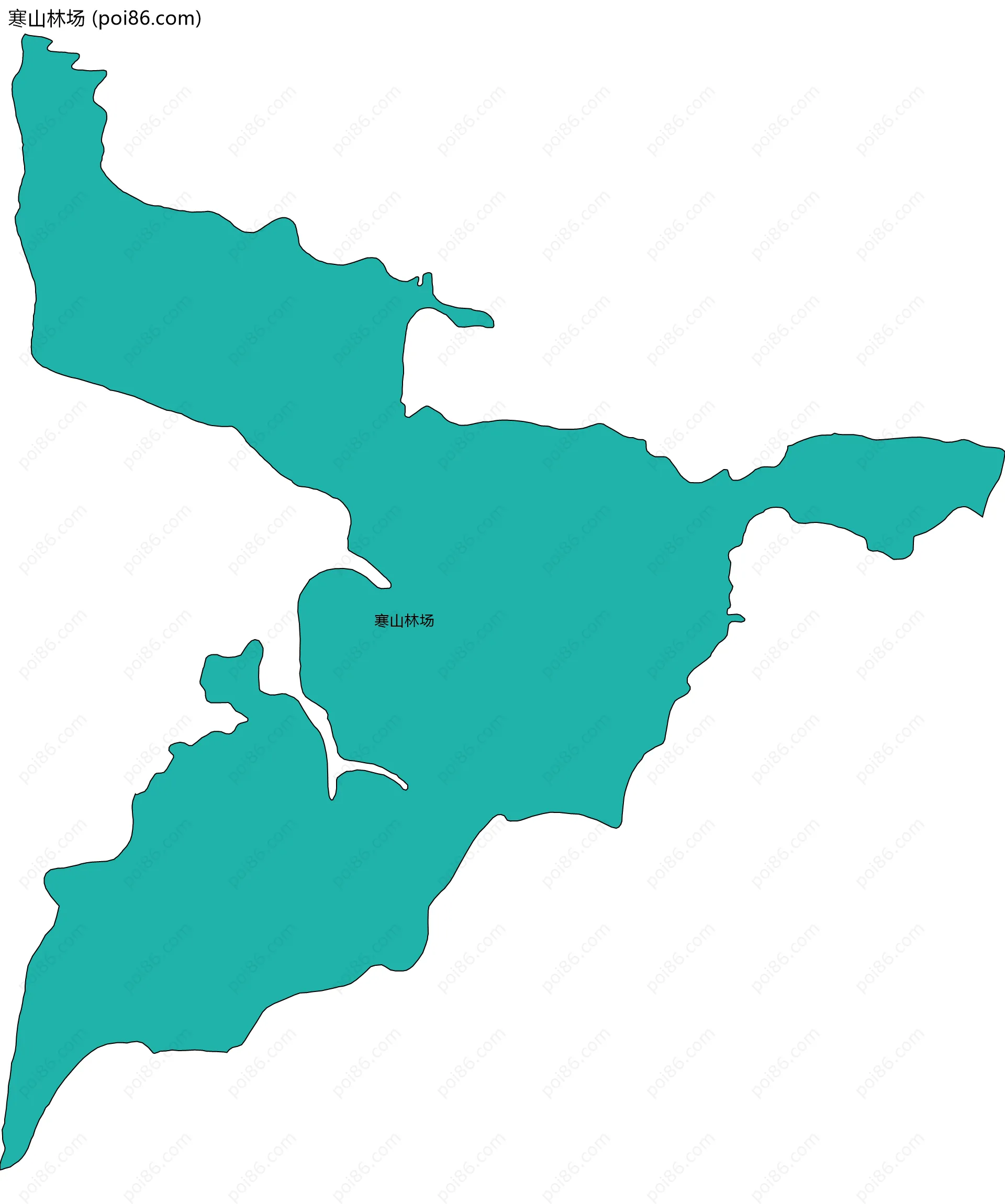 寒山林场边界地图