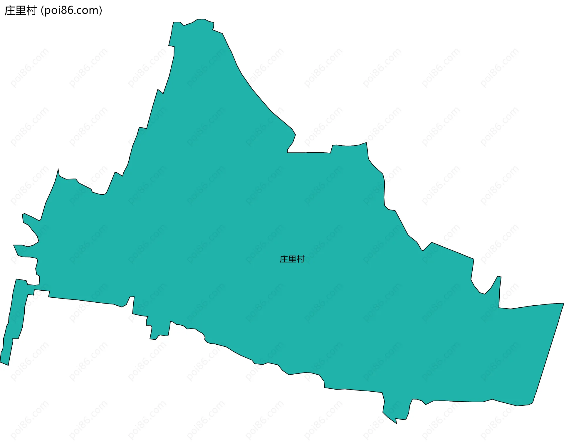 庄里村边界地图