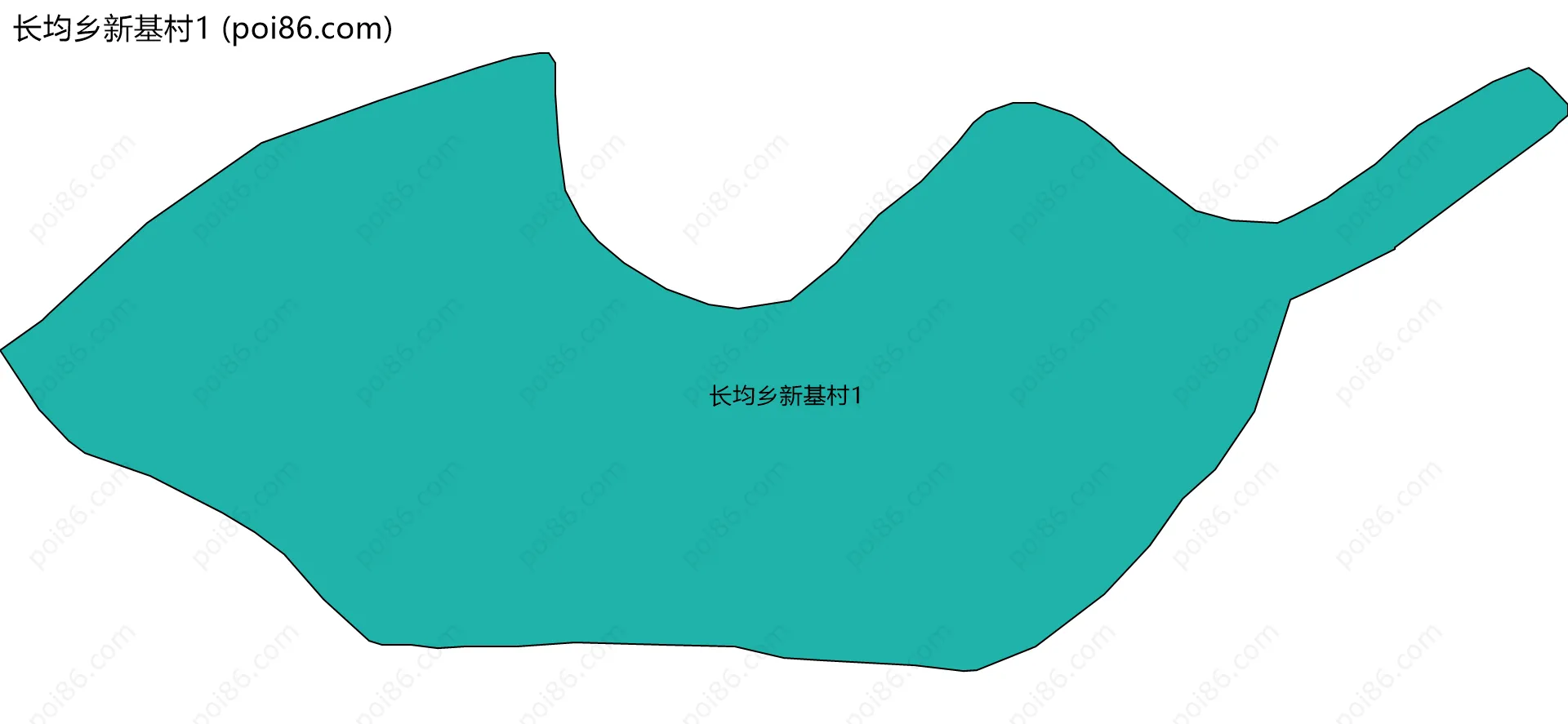 长均乡新基村1边界地图
