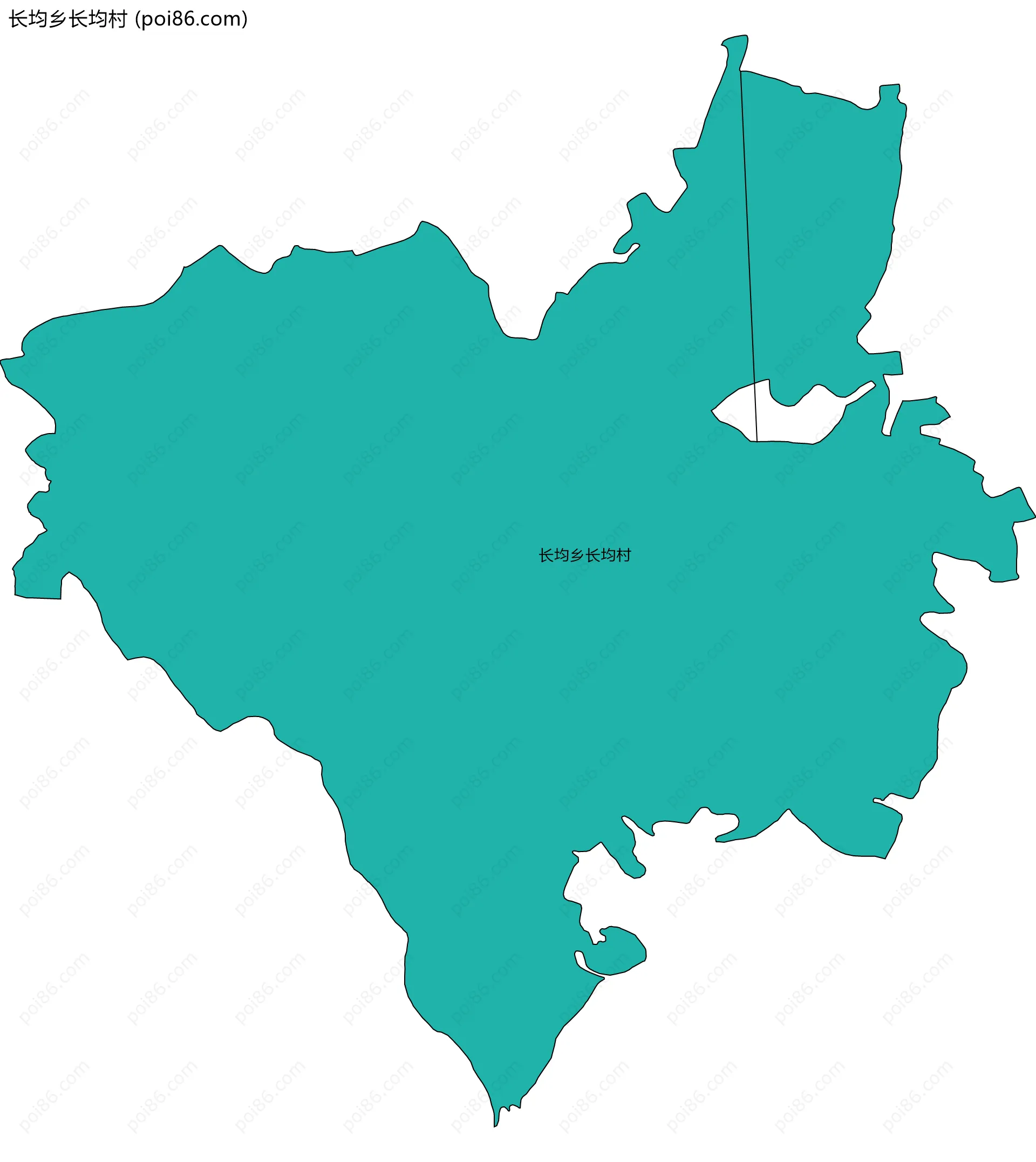 长均乡长均村边界地图