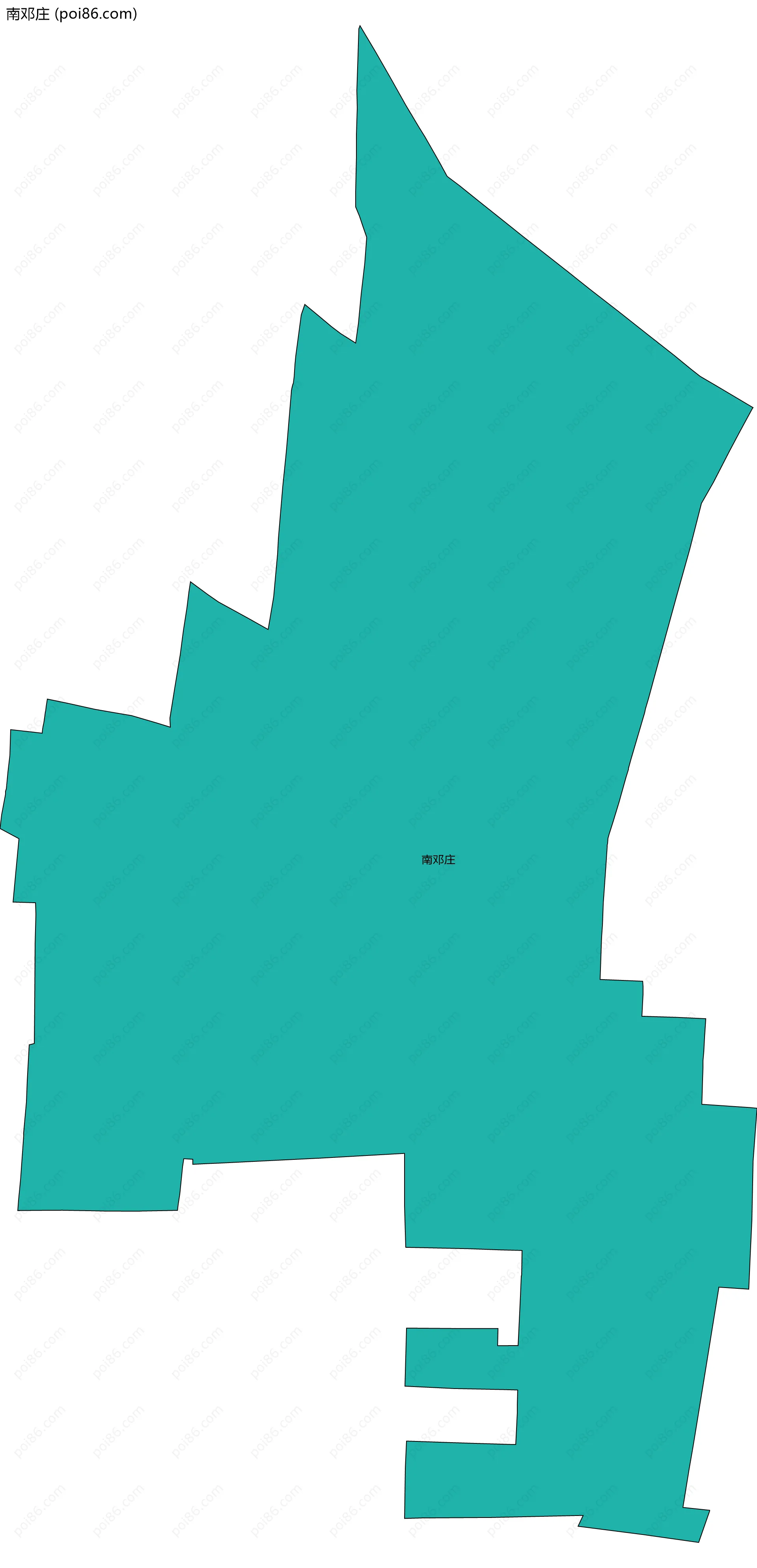 南邓庄边界地图