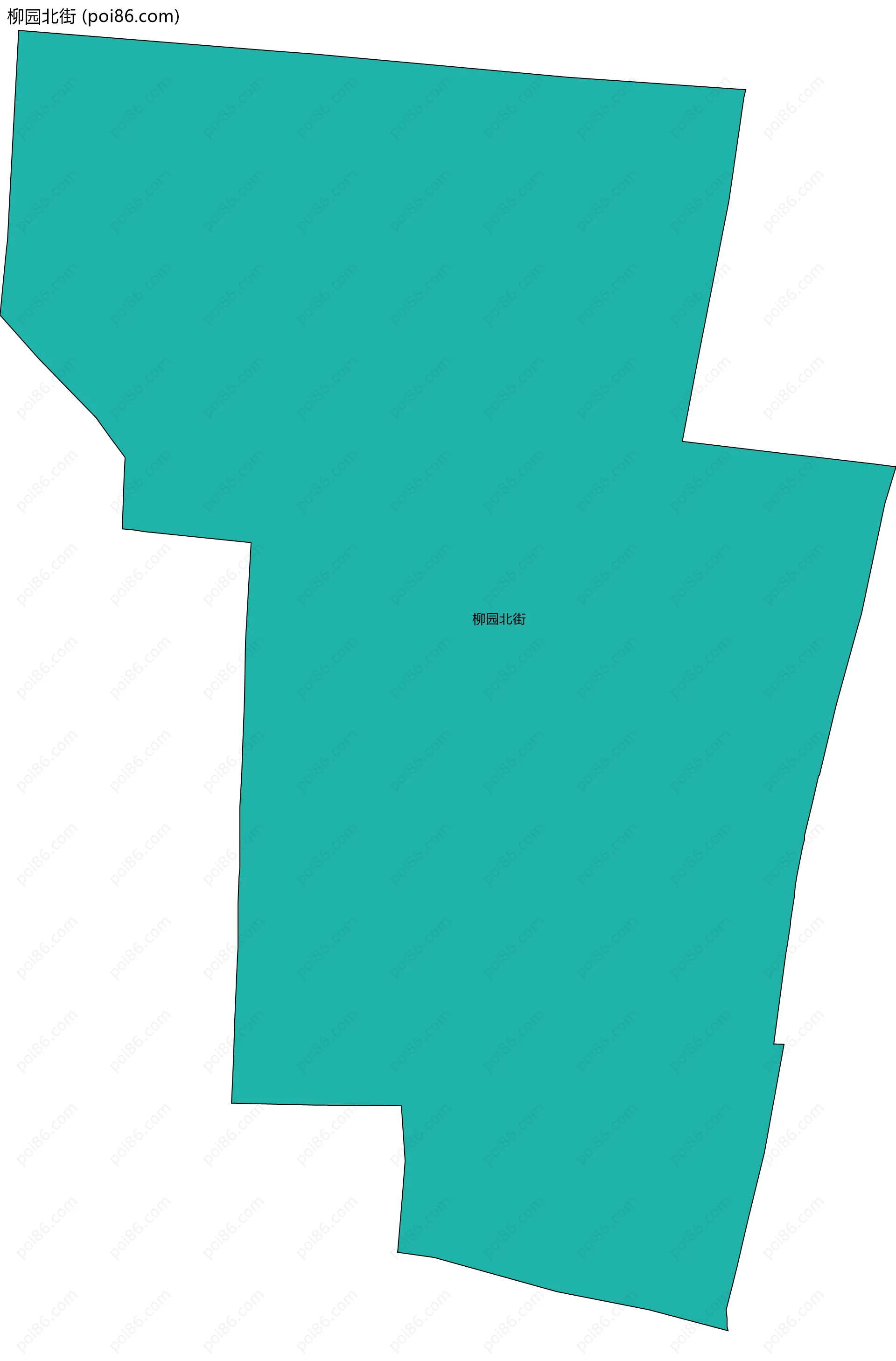 柳园北街边界地图