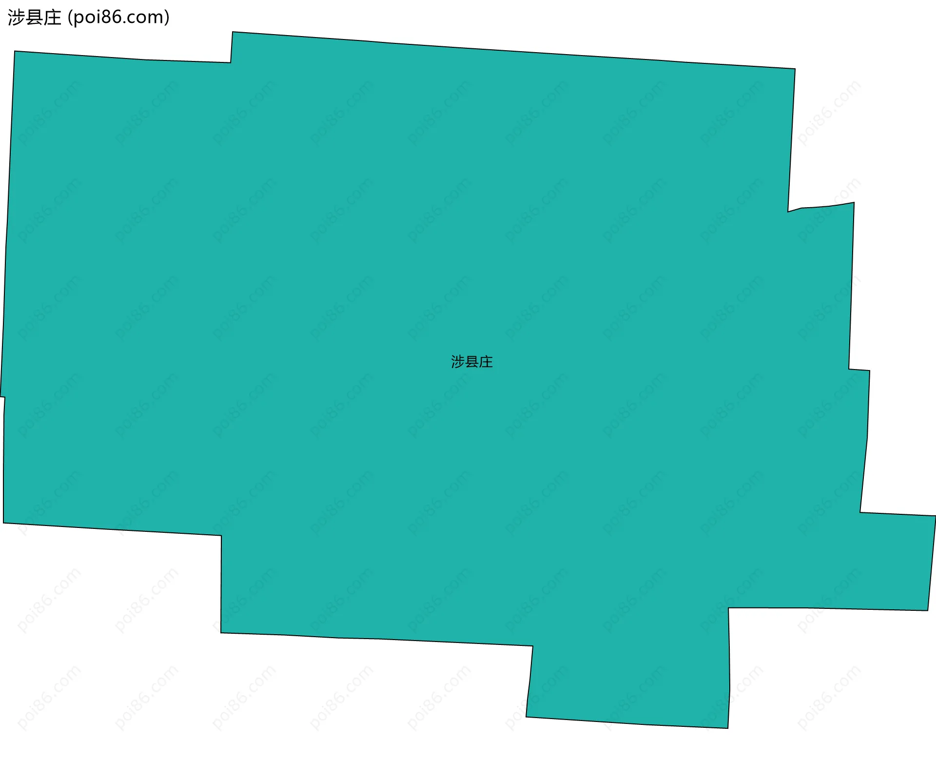 涉县庄边界地图