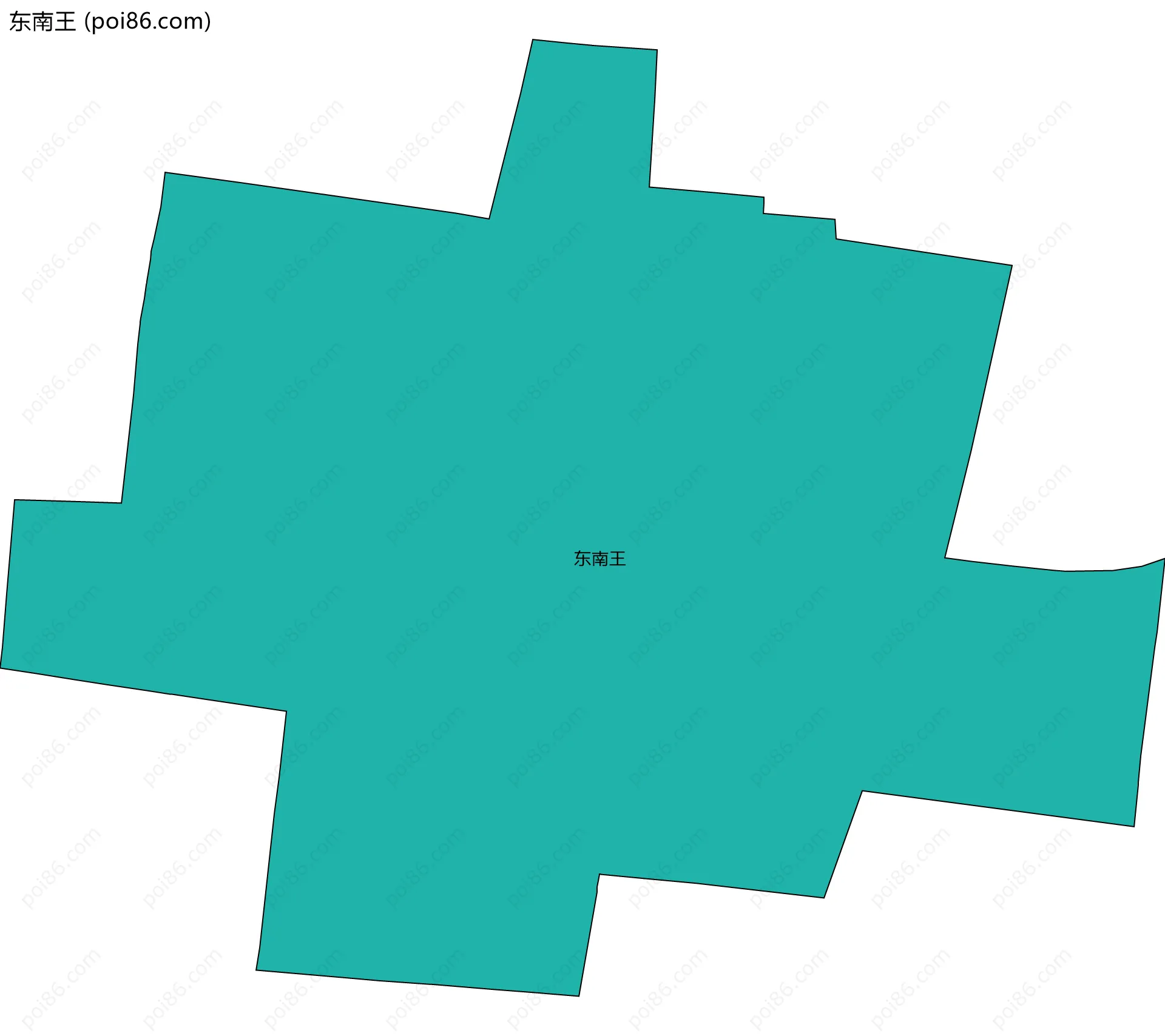 东南王边界地图