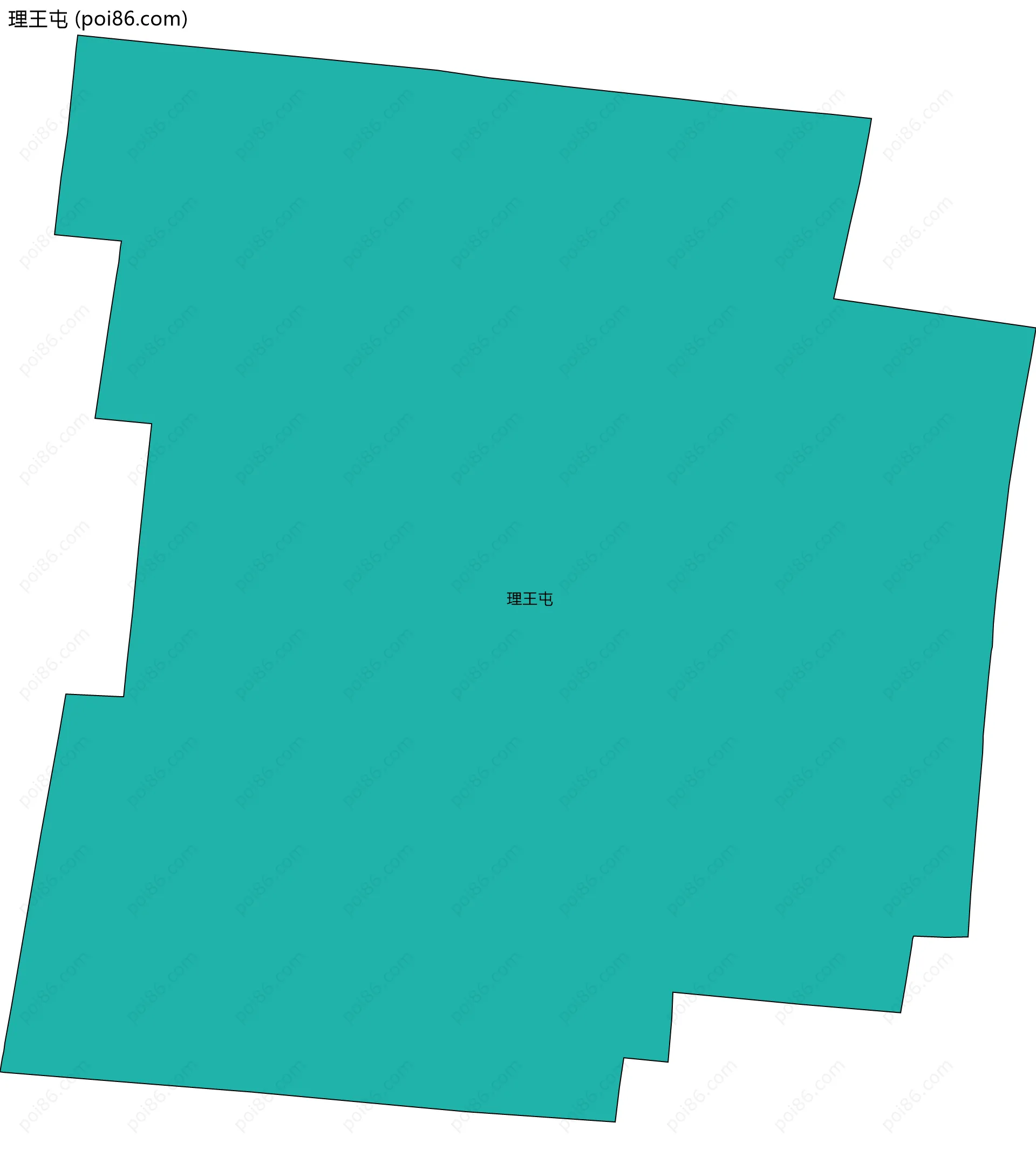 理王屯边界地图