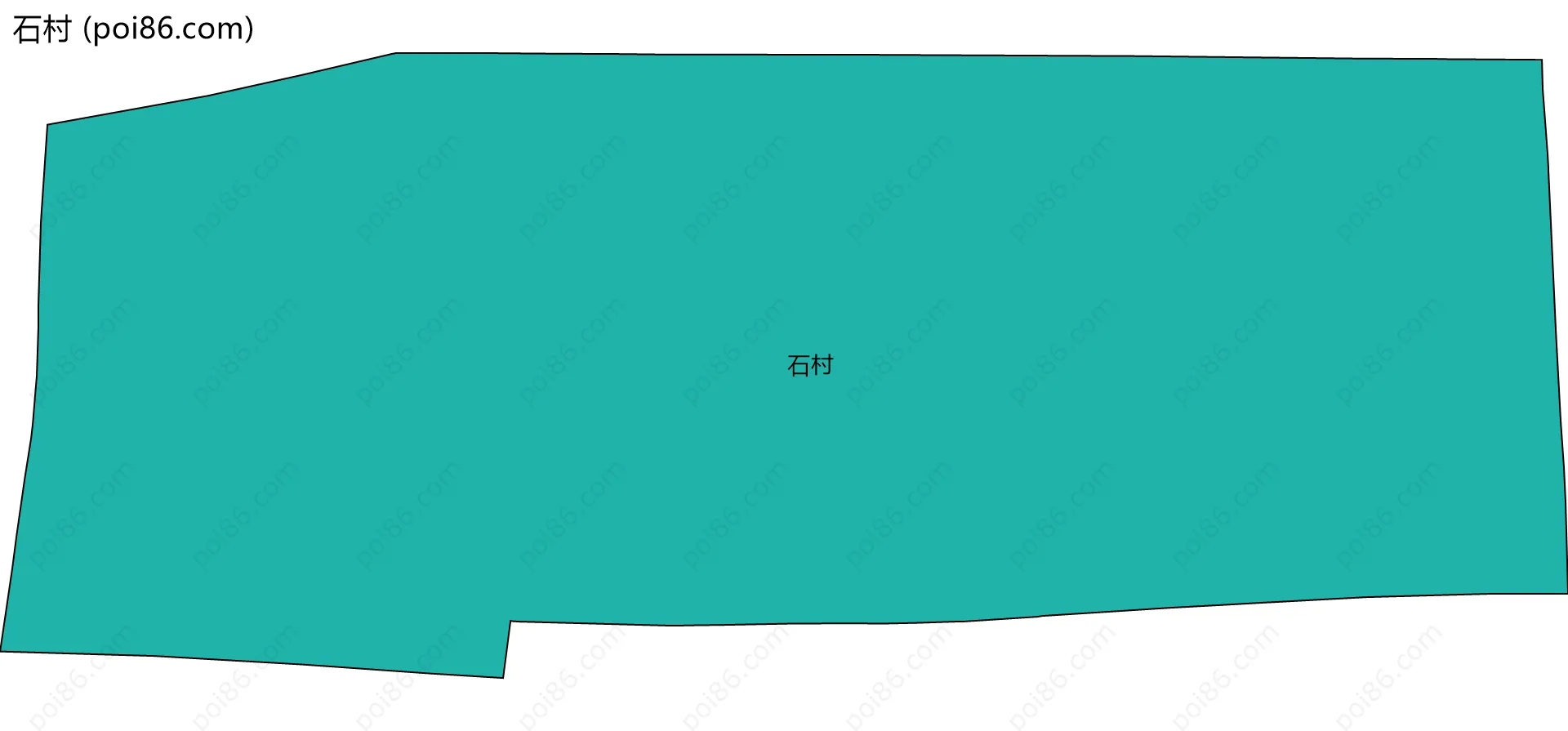 石村边界地图