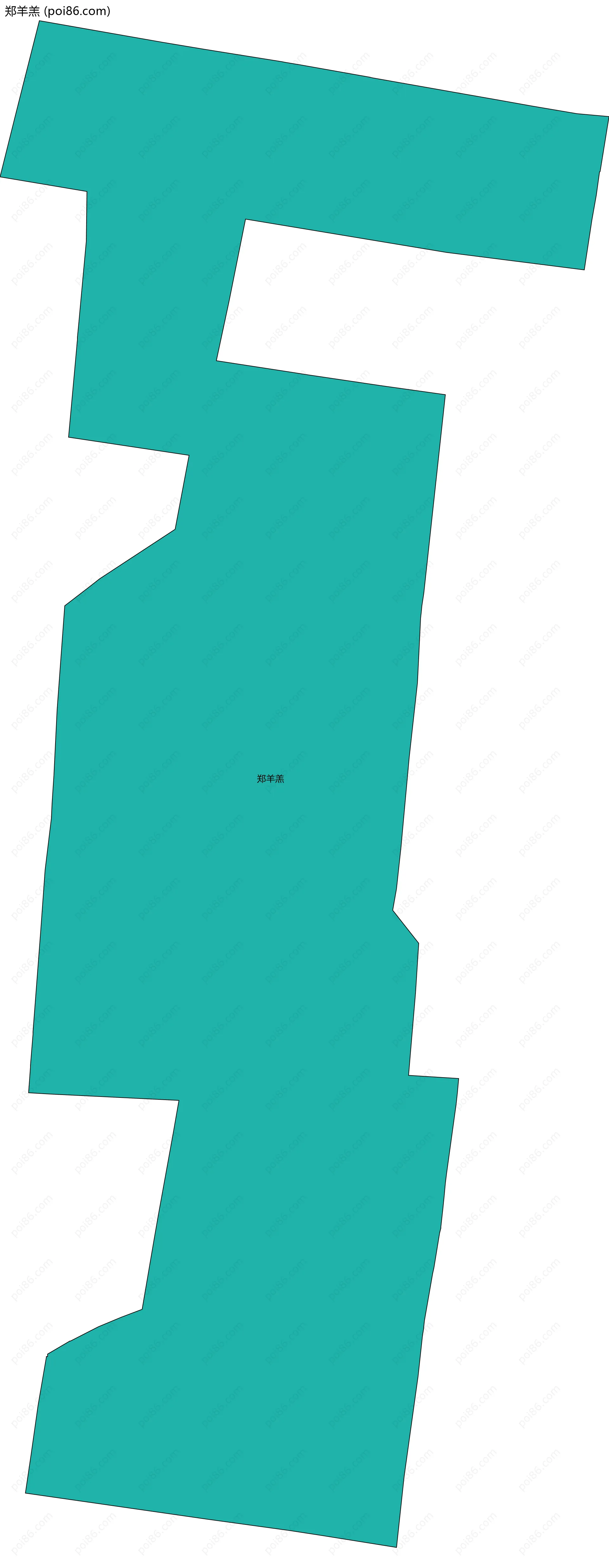 郑羊羔边界地图