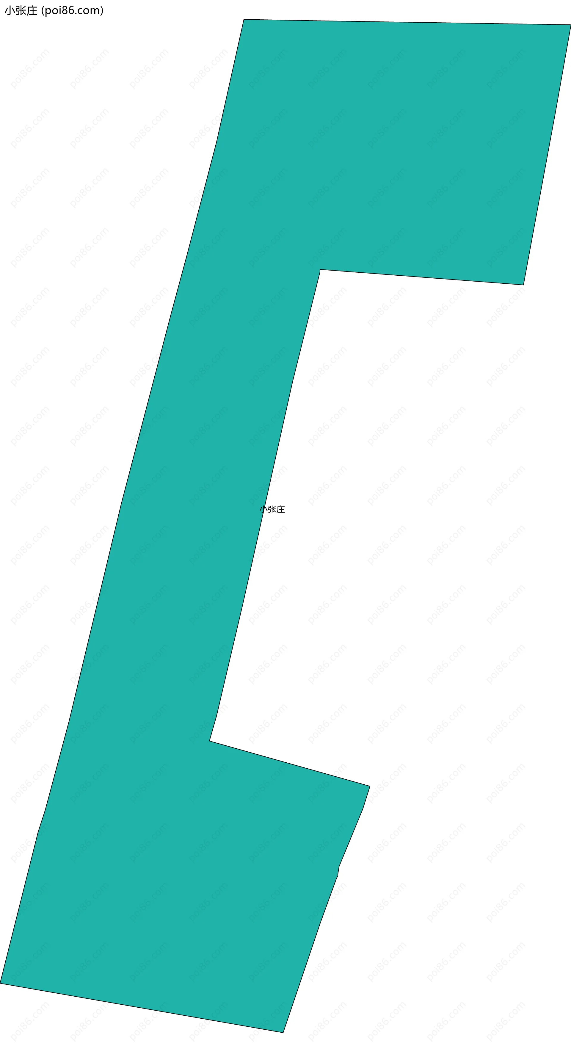 小张庄边界地图