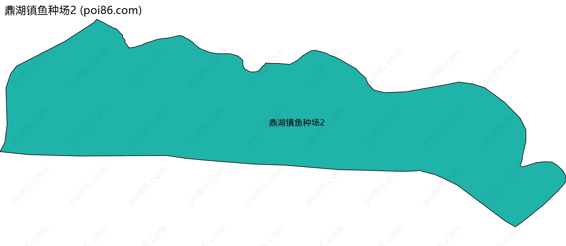 鼎湖镇鱼种场2边界地图