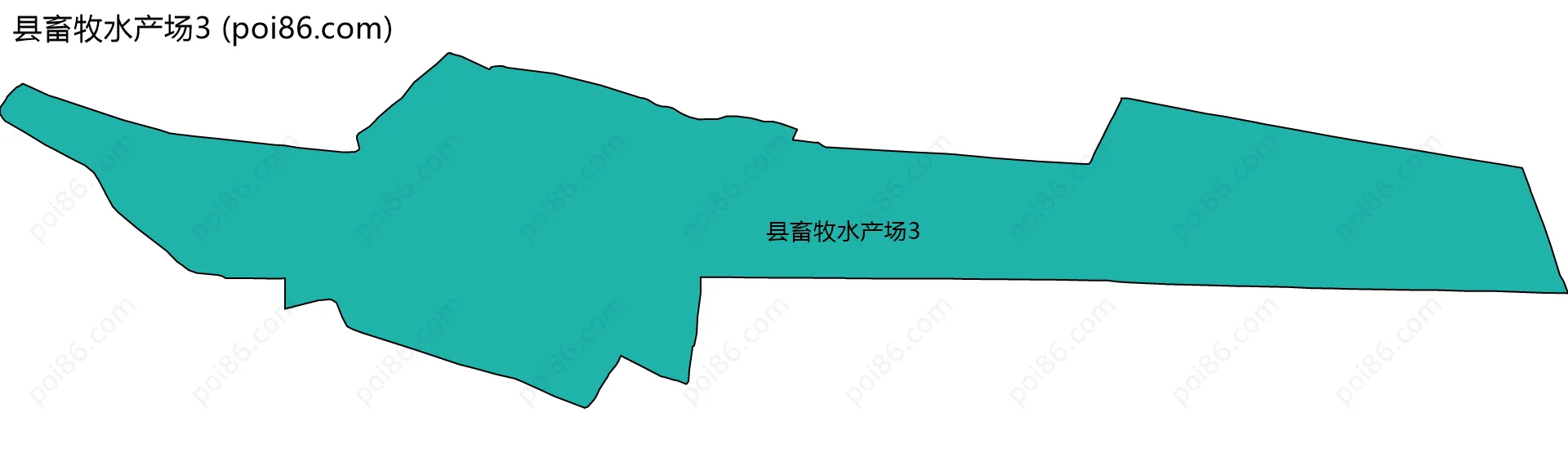县畜牧水产场3边界地图