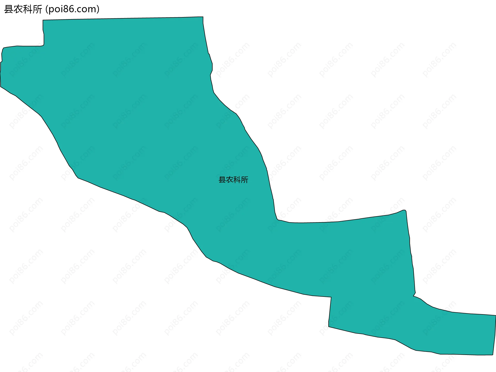 县农科所边界地图