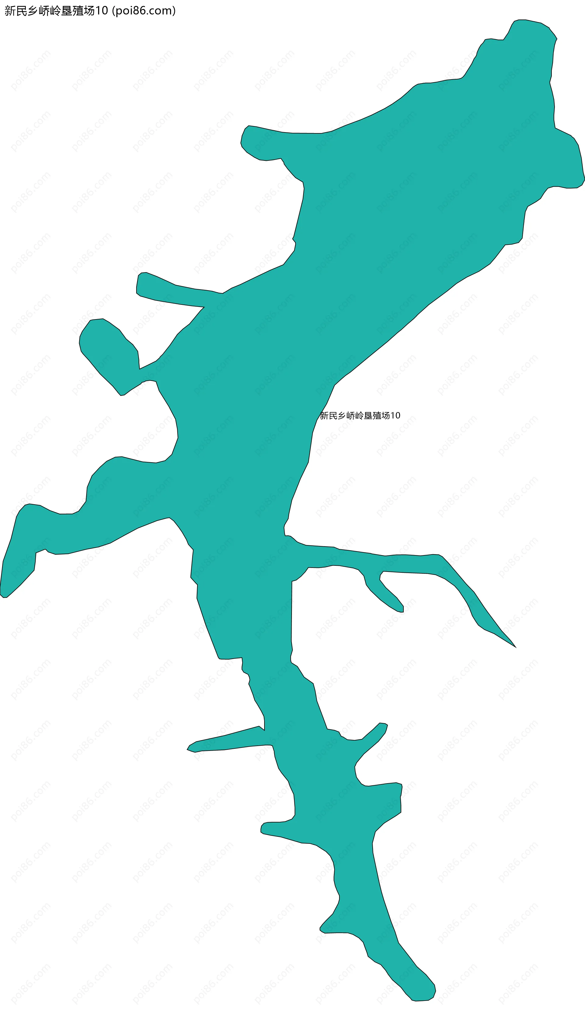 新民乡峤岭垦殖场10边界地图