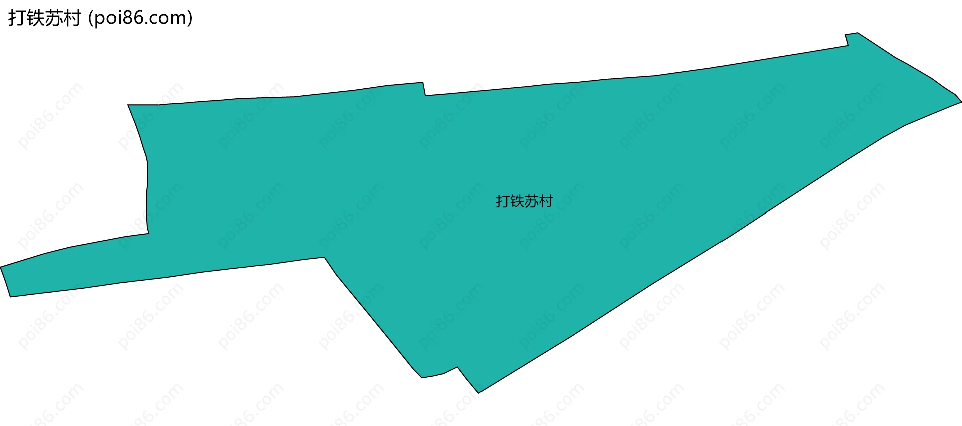 打铁苏村边界地图