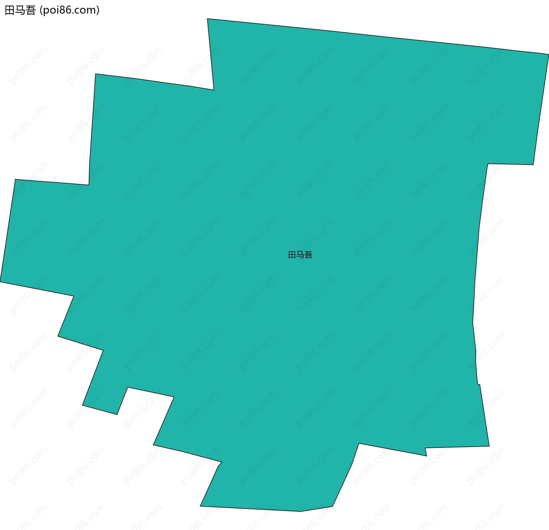 田马吾边界地图