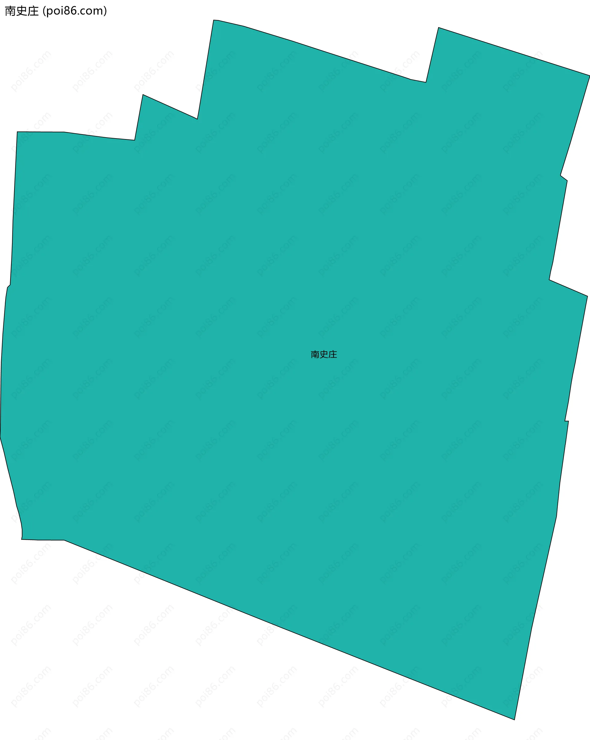 南史庄边界地图