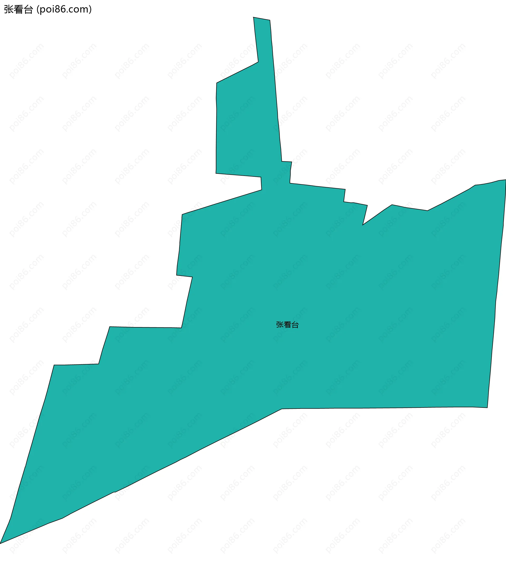 张看台边界地图
