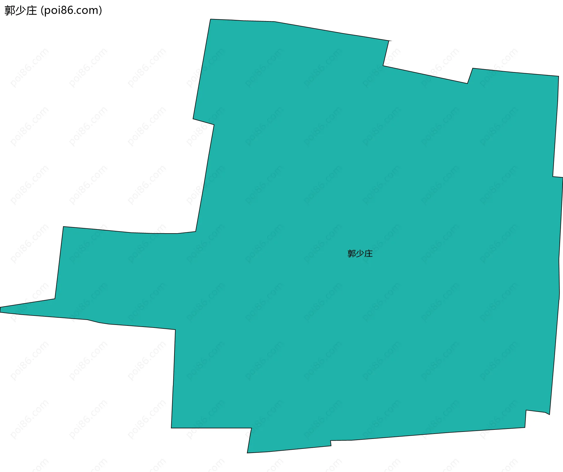 郭少庄边界地图
