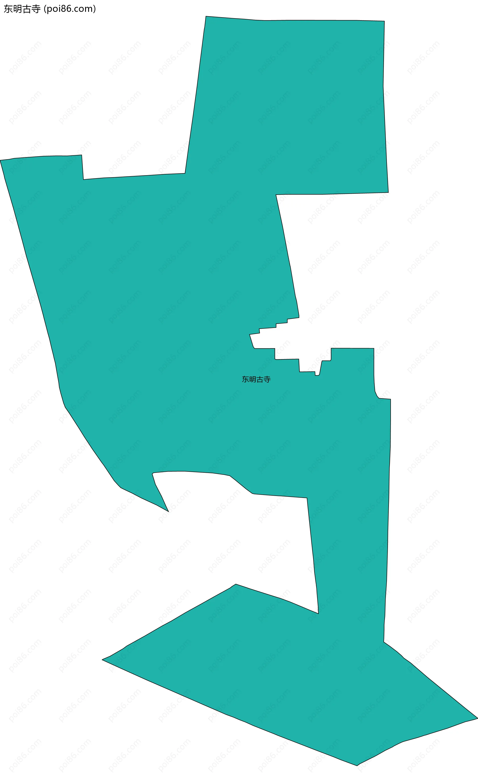 东明古寺边界地图