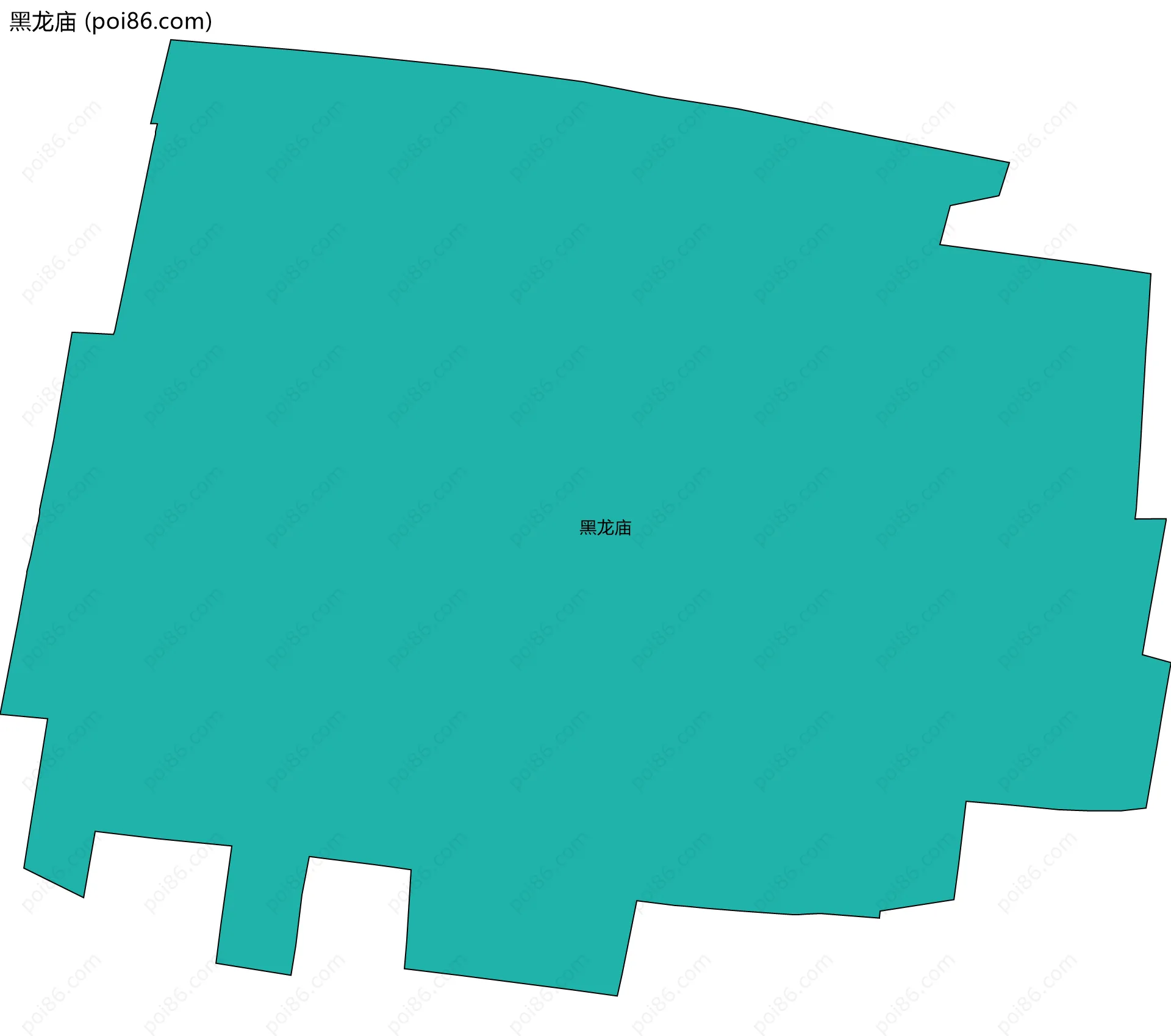 黑龙庙边界地图