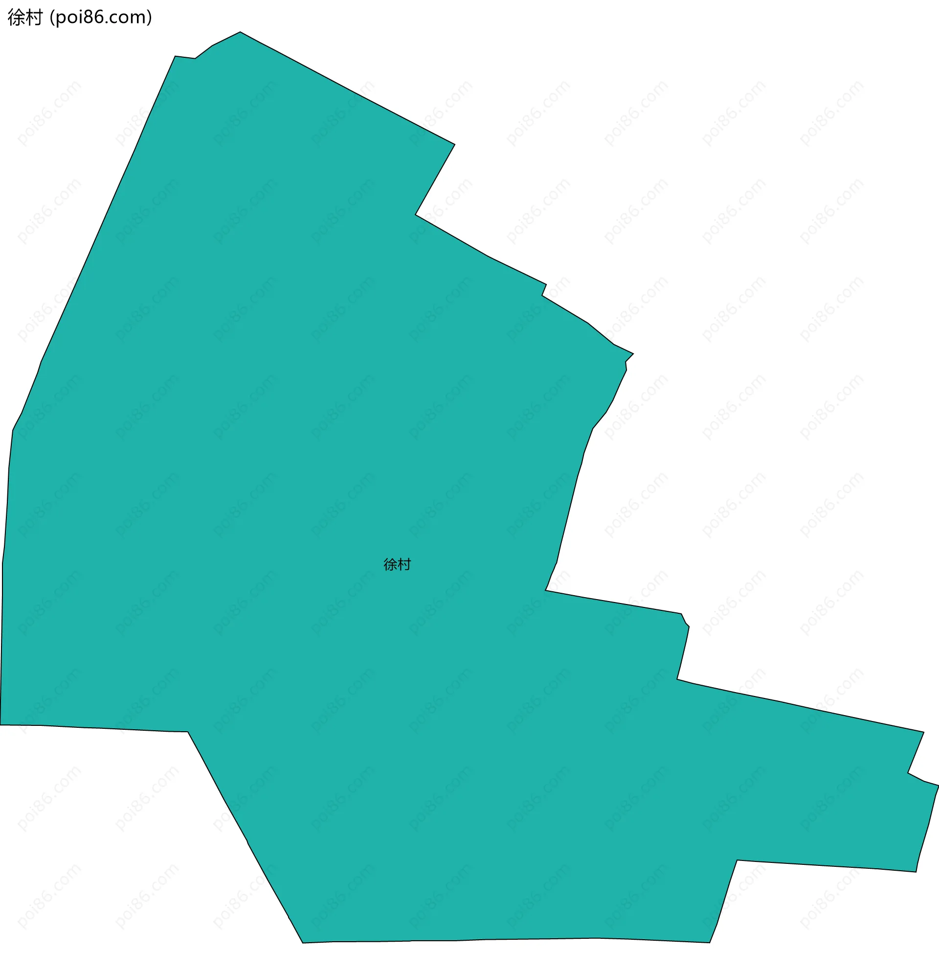 徐村边界地图