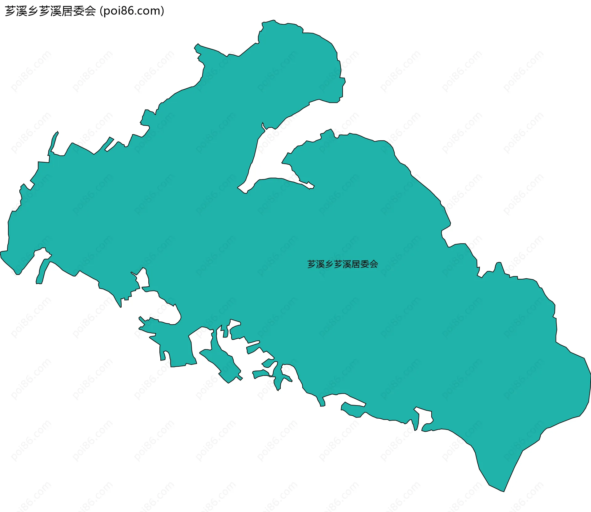 芗溪乡芗溪居委会边界地图