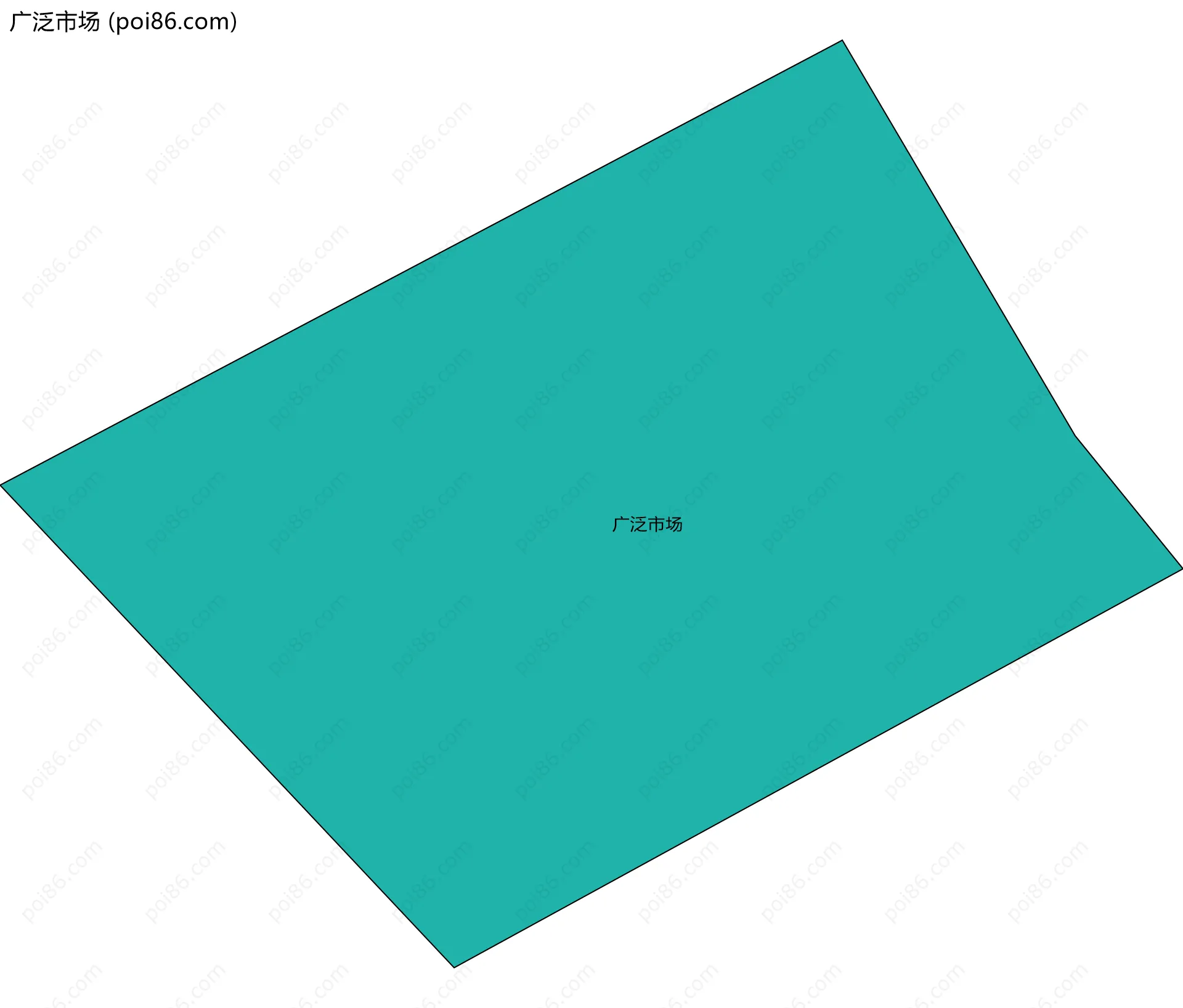 广泛市场边界地图