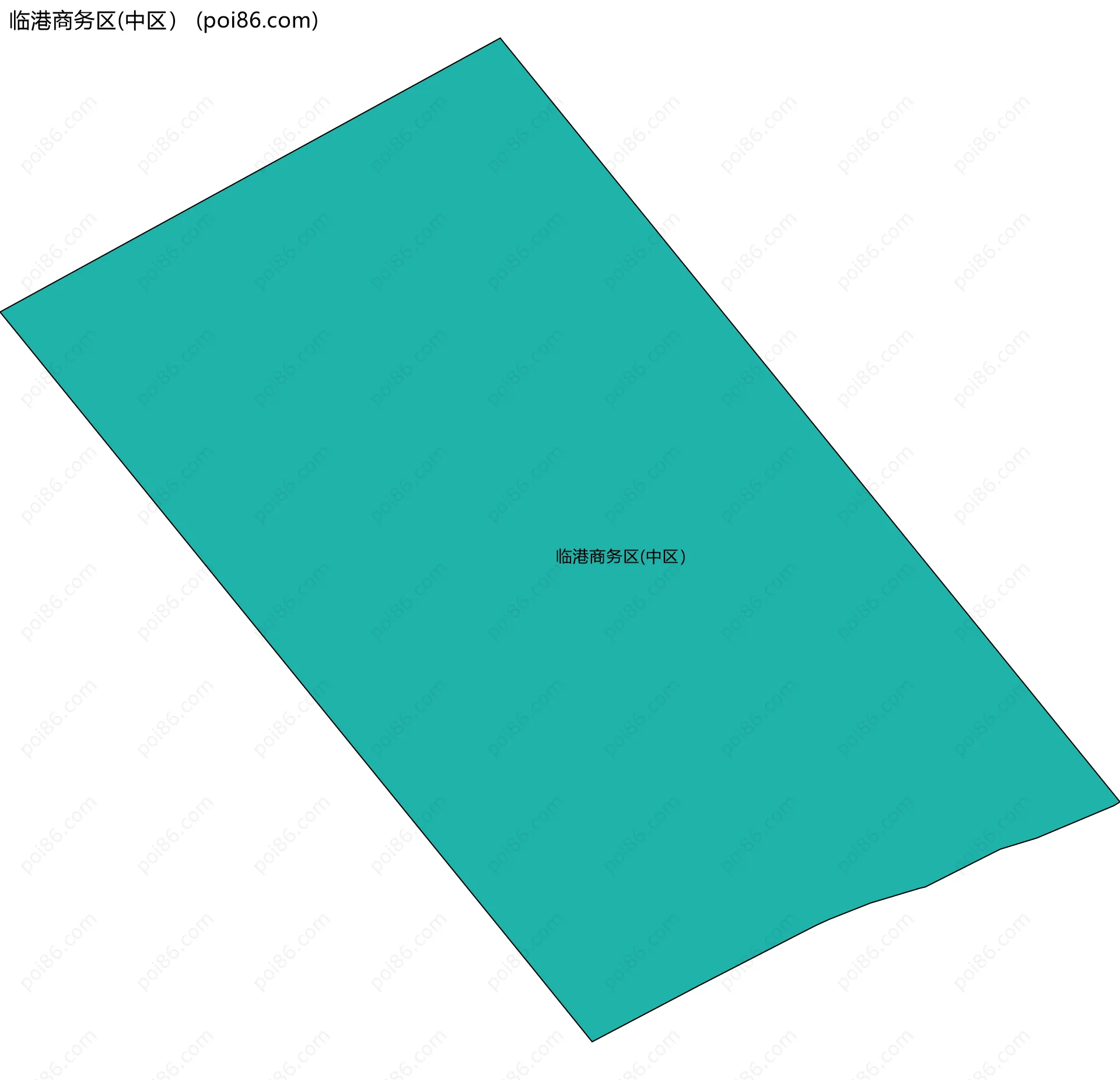 临港商务区(中区）边界地图