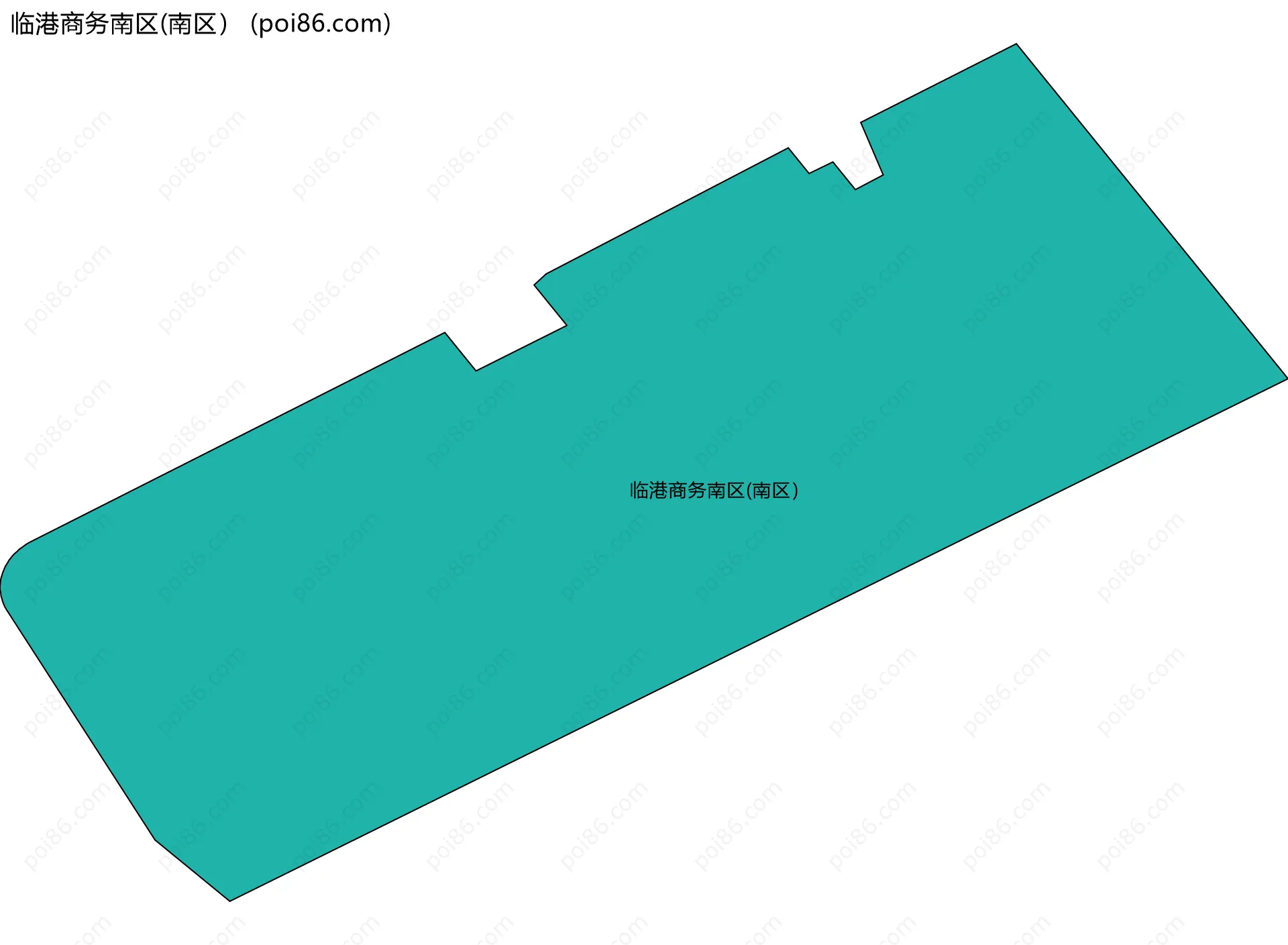 临港商务南区(南区）边界地图