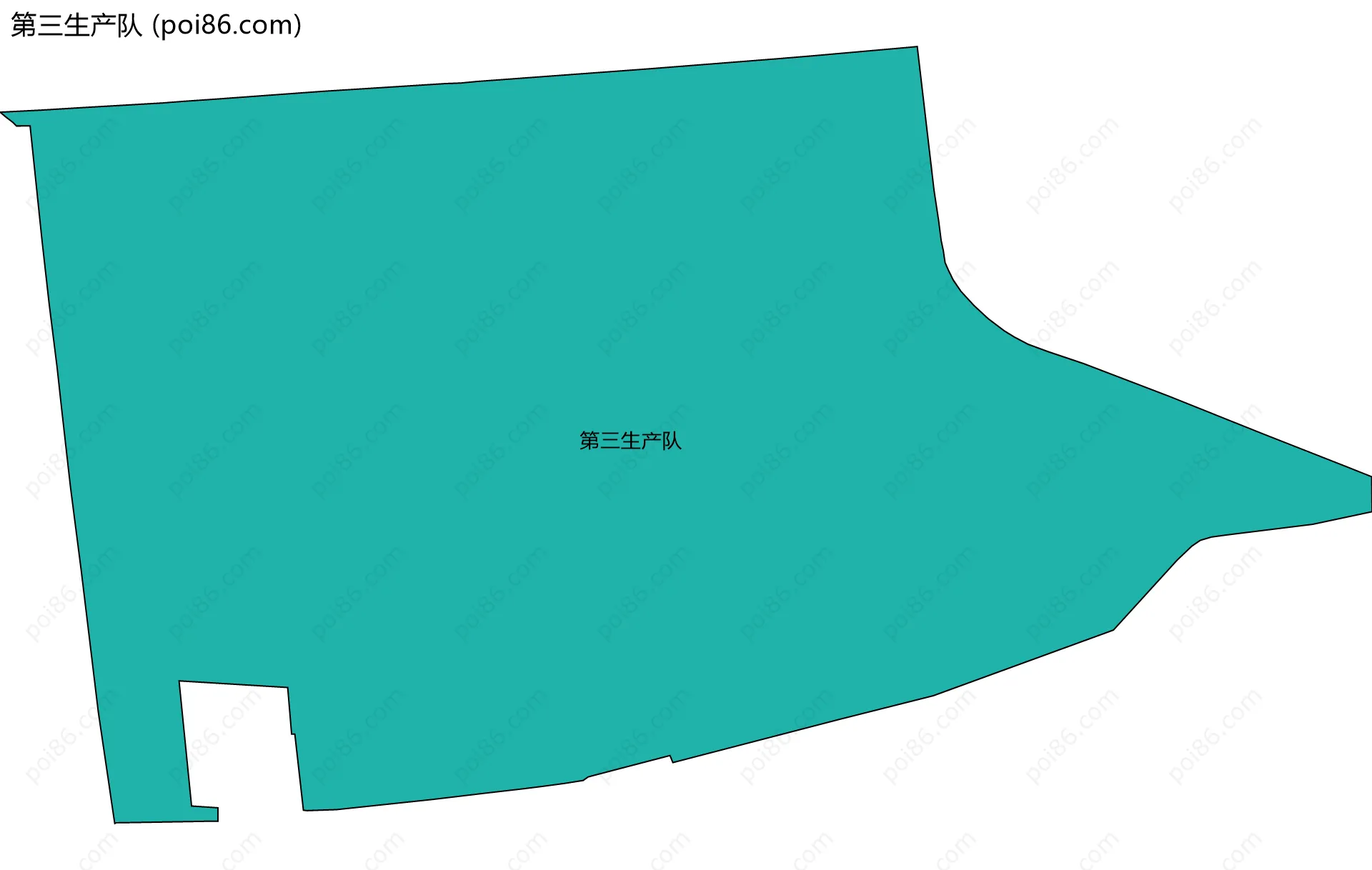 第三生产队边界地图