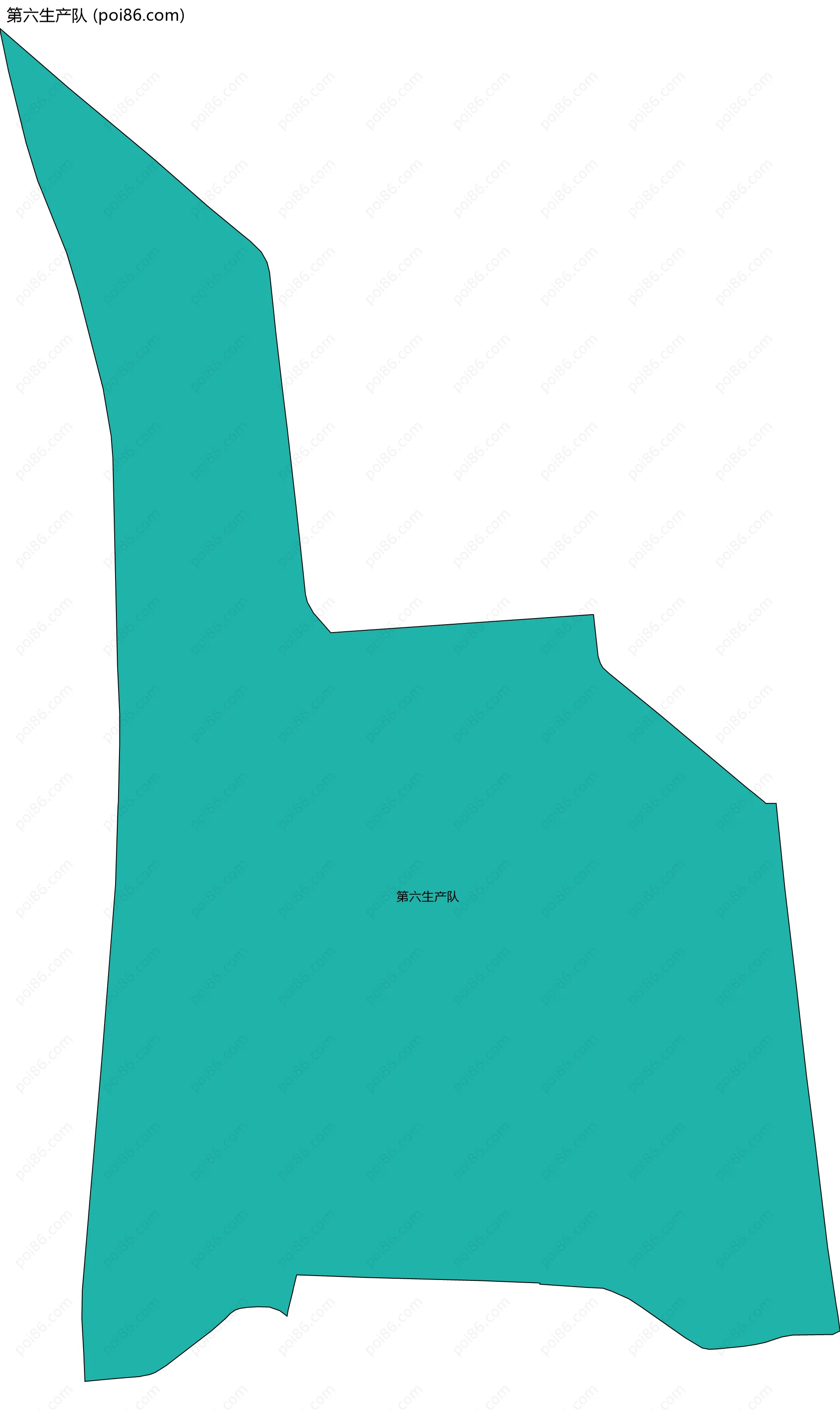 第六生产队边界地图