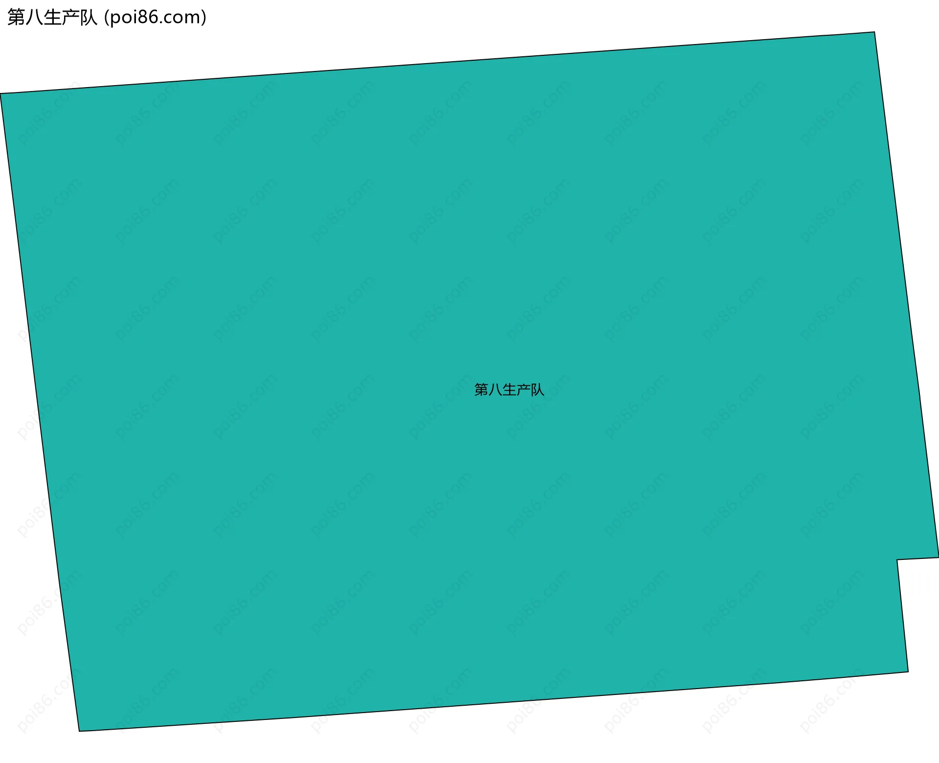 第八生产队边界地图