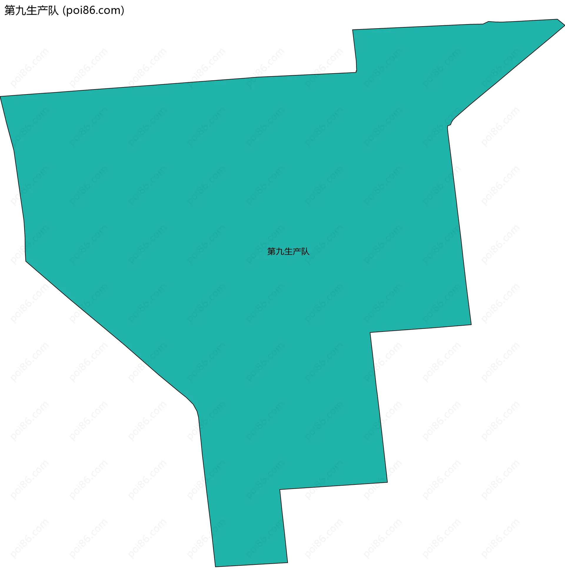 第九生产队边界地图