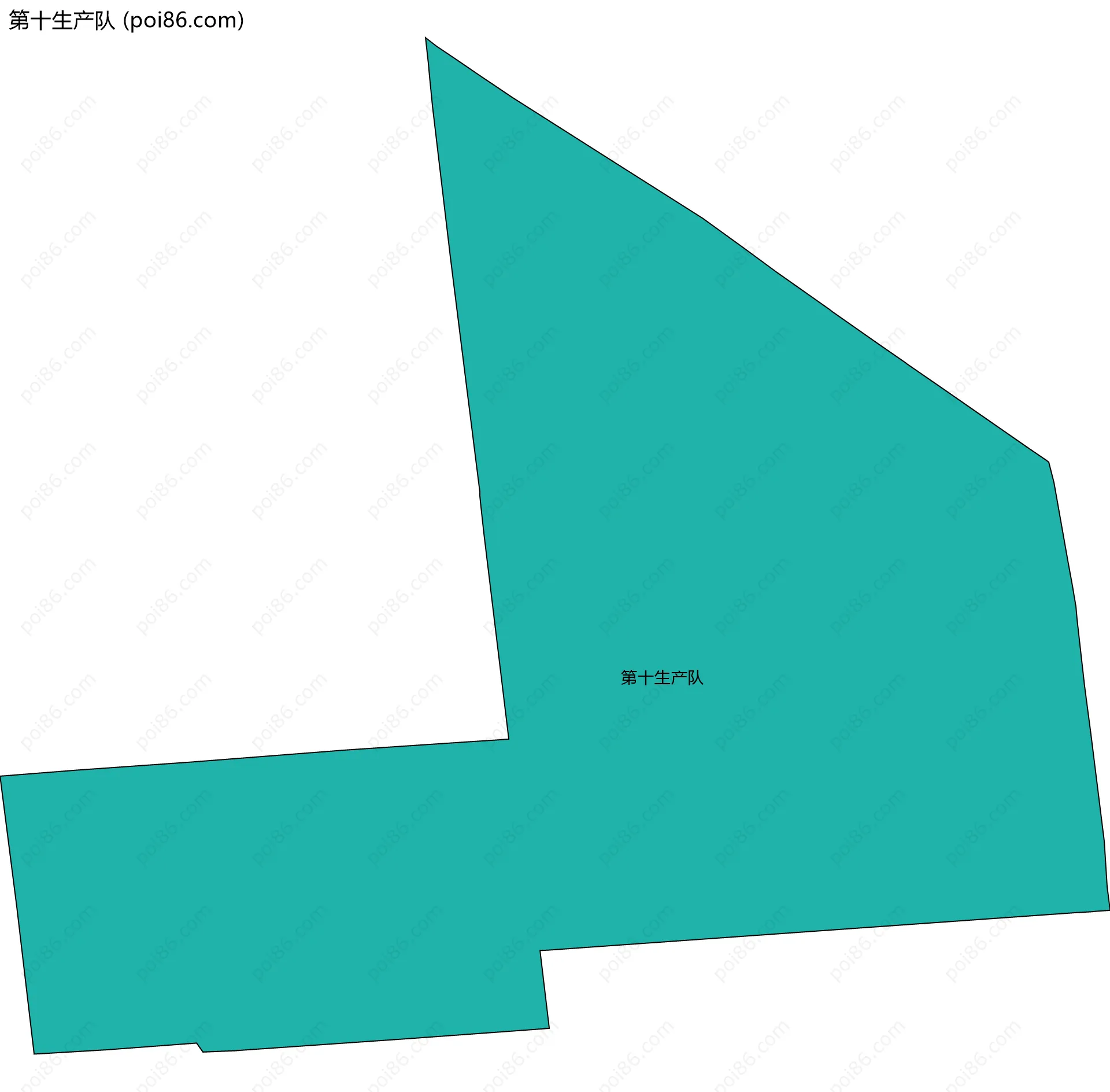 第十生产队边界地图